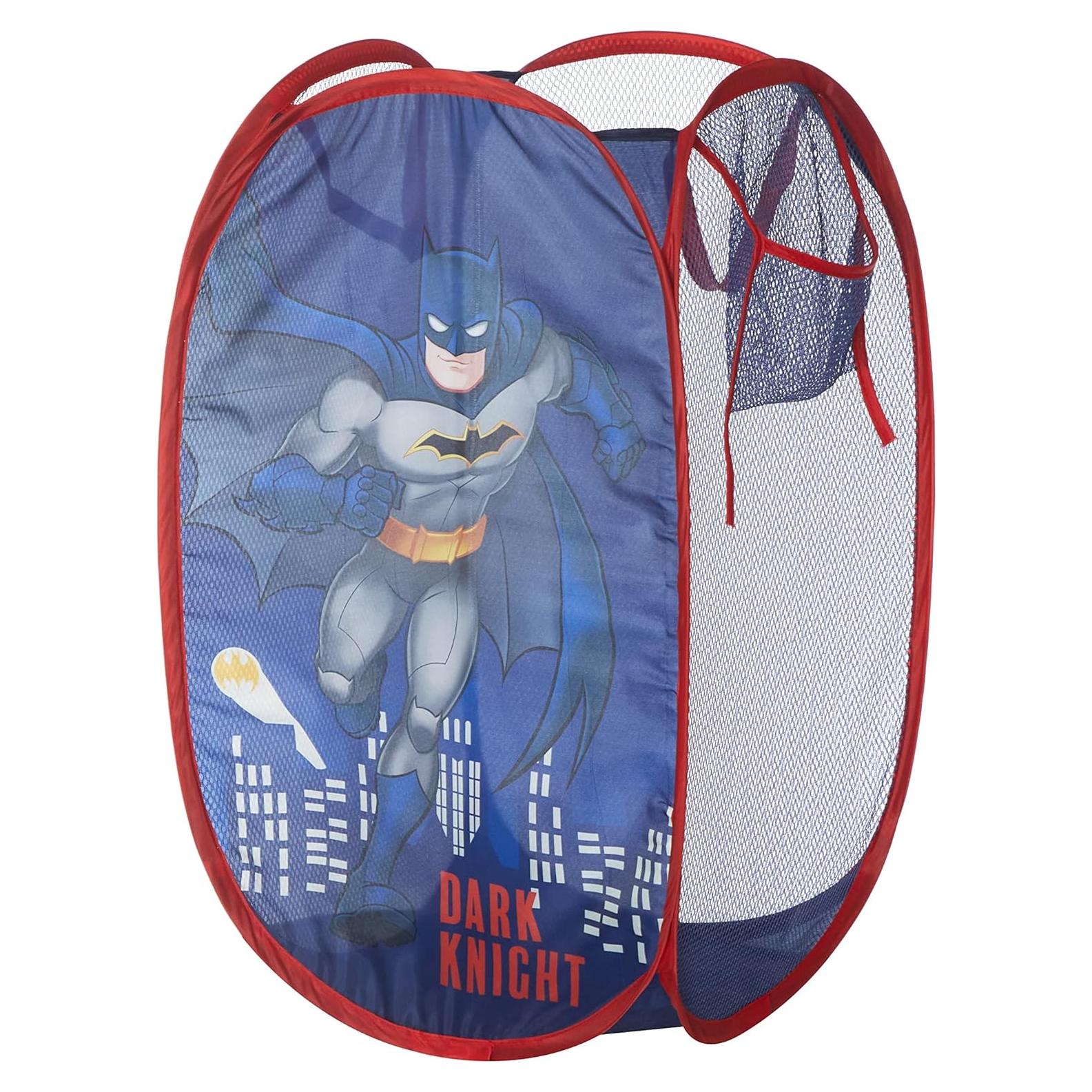 Cesto Plegable Batman Idea Nuova 21.5L Azul con Asas