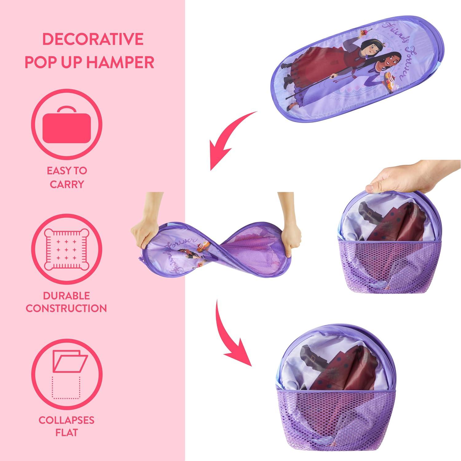 Cesta Plegable Idea Nuova Disney Wish 55x34x34 cm