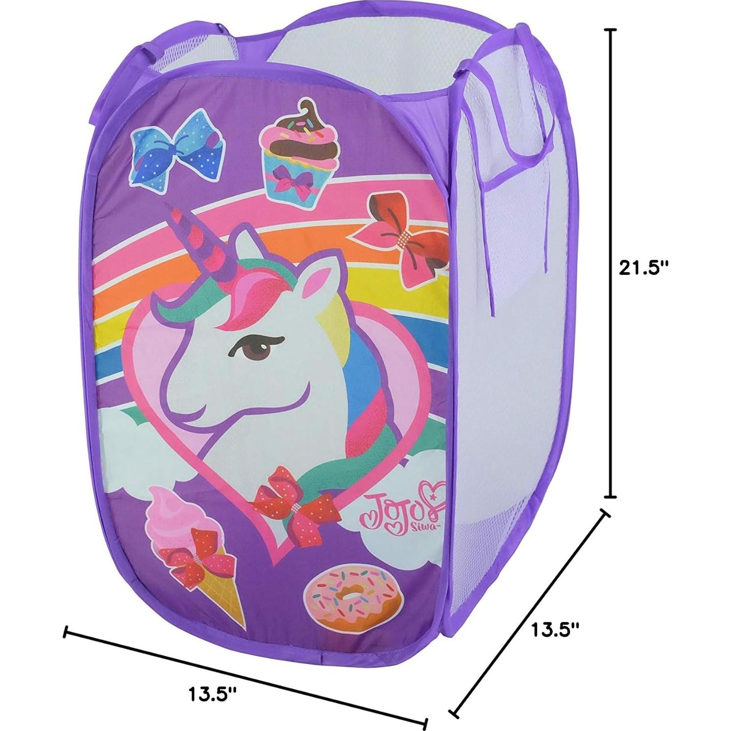 Cesto de Ropa Pop-Up Idea Nuova Jojo Siwa Unicornio 71L