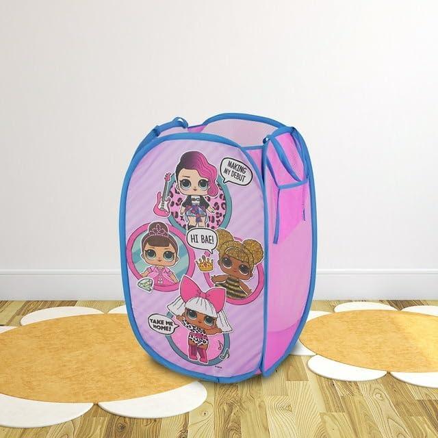 Cesta Plegable Idea Nuova LOL Surprise Rosa 55x34x34 cm