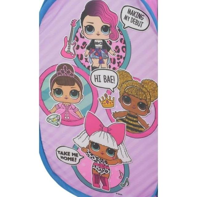 Cesta Plegable Idea Nuova LOL Surprise Rosa 55x34x34 cm
