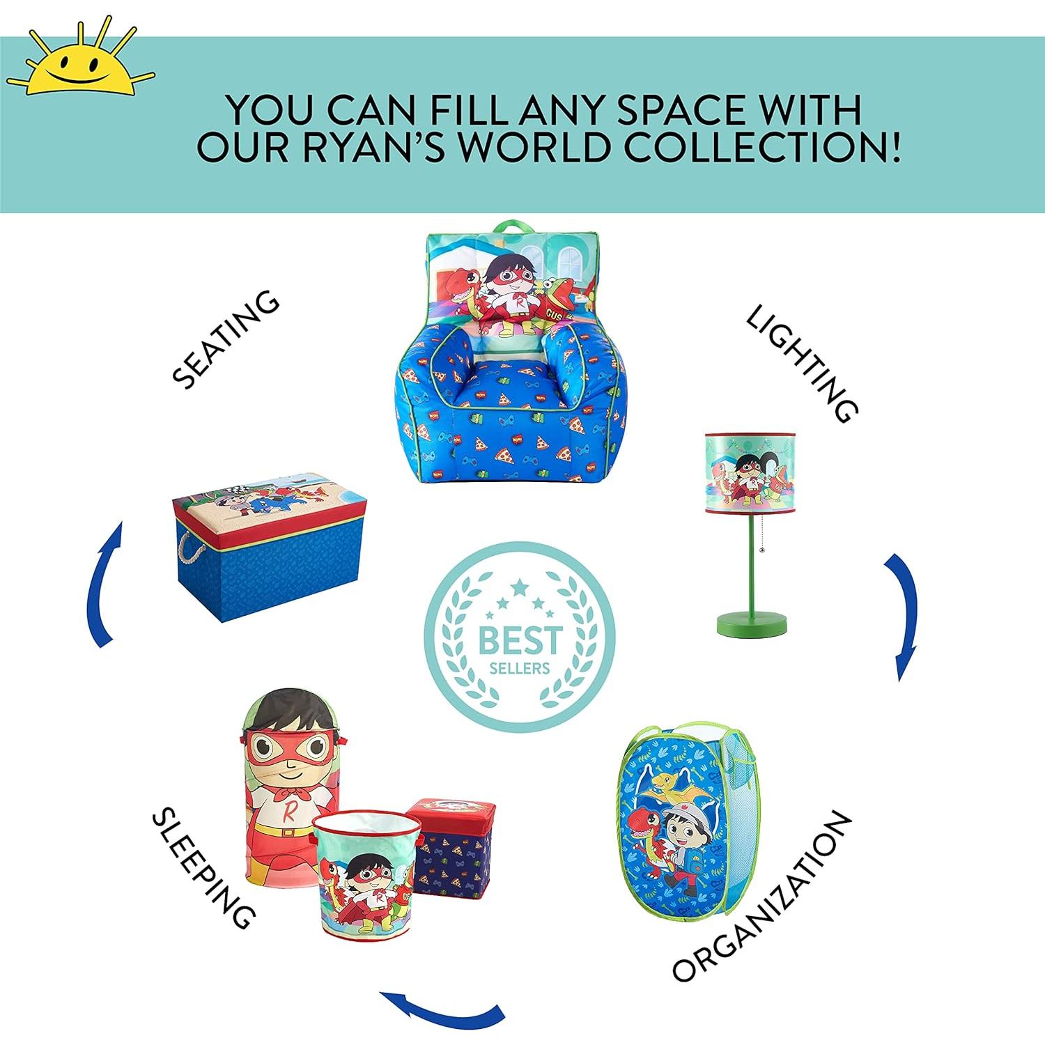 Hamper Plegable Ryans World 80L con Asas Duraderas