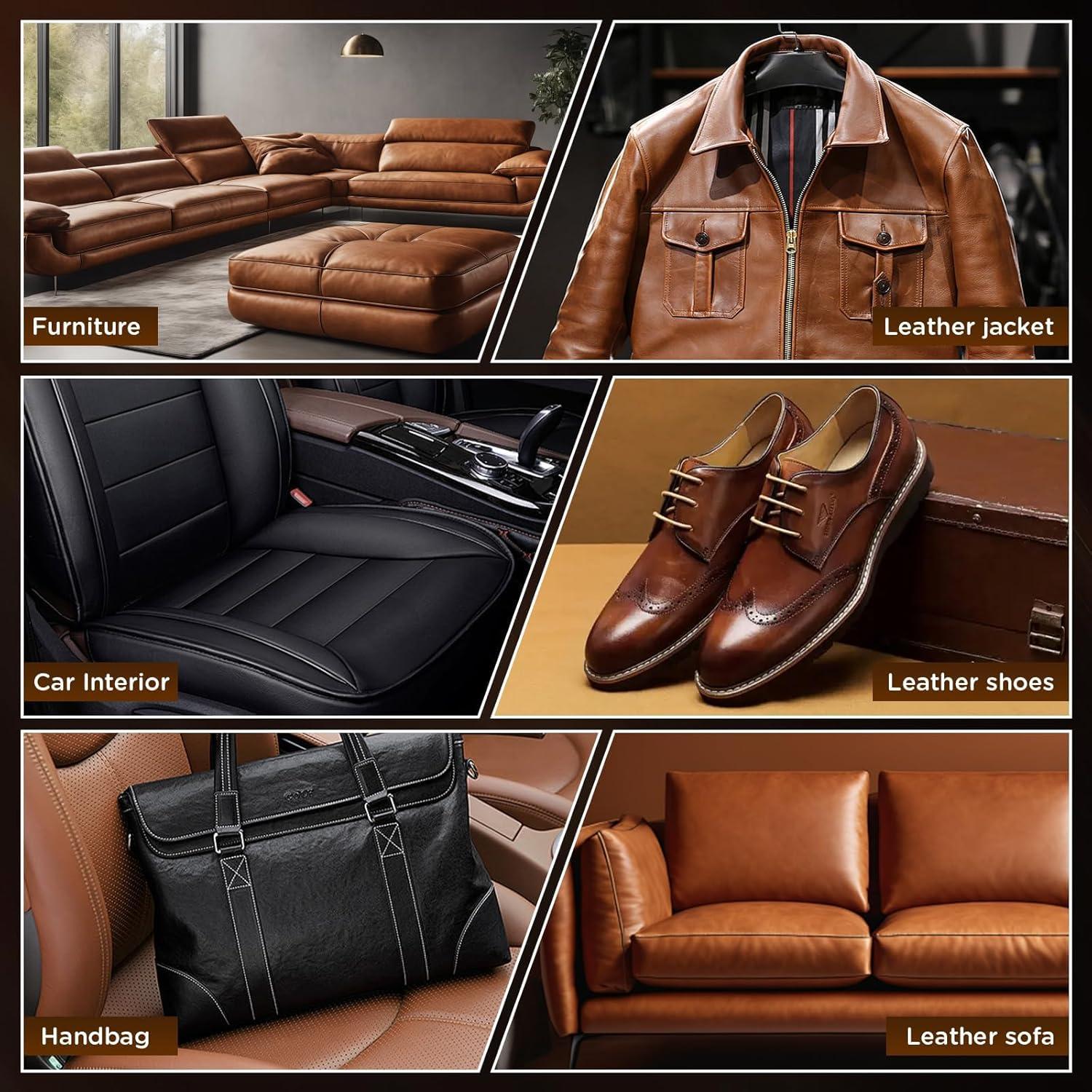 Kit de Reparación de Cuero y Vinilo Kenbry Negro 55g