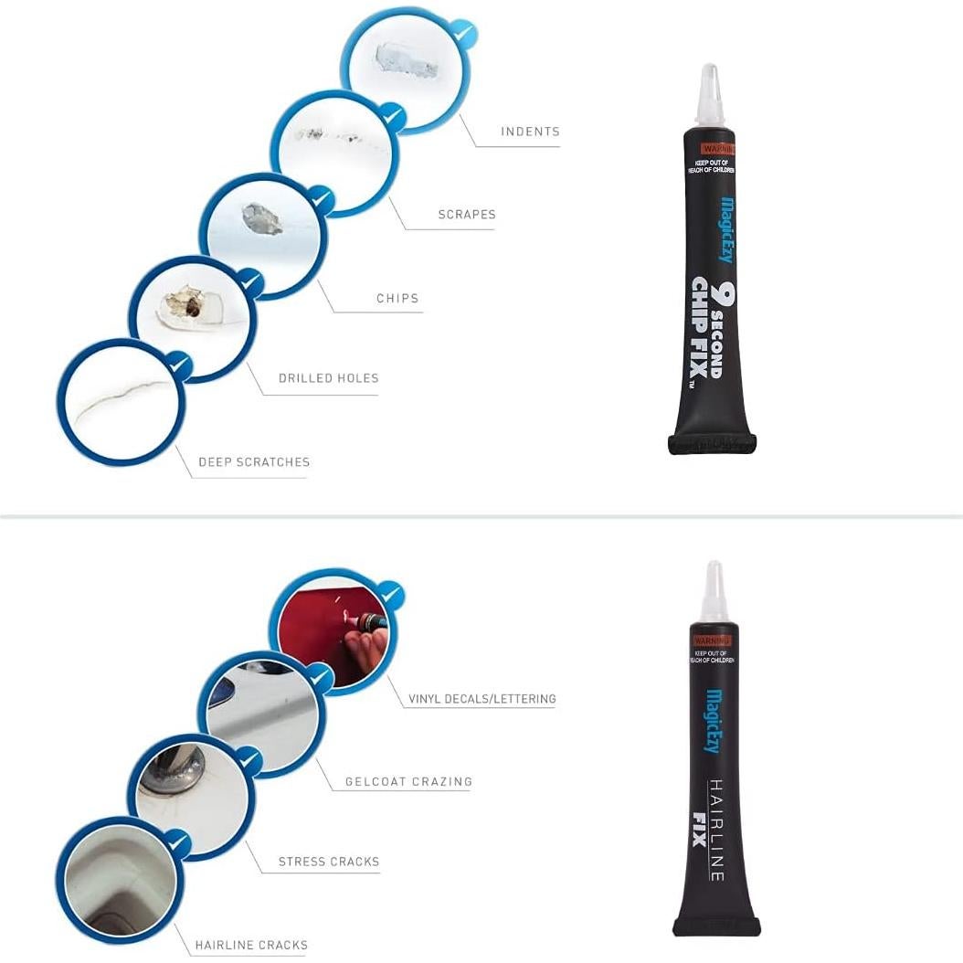 MagicEzy Reparador de Cabello Medianoche - Kit Gelcoat 12.72ml