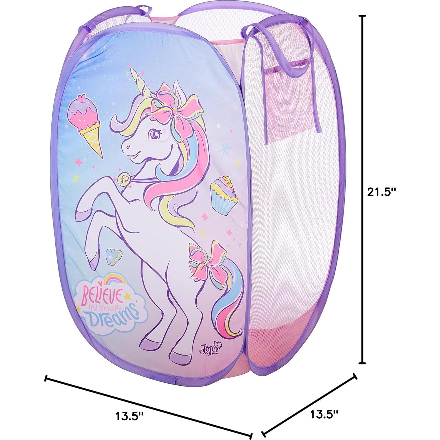 Cesta Plegable JoJo Siwa Unicornio 55 x 34 x 34 cm