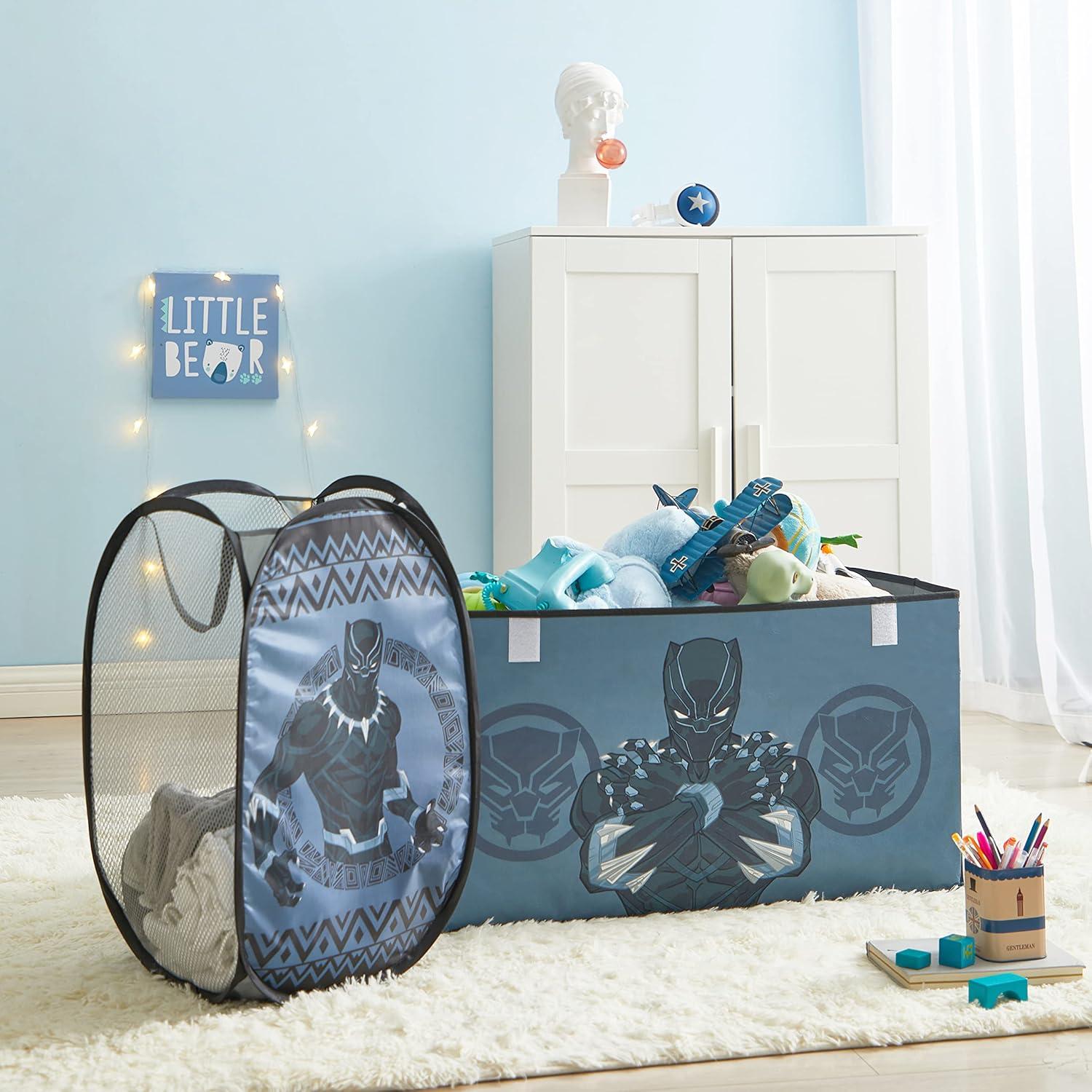 Cesto Plegable Idea Nuova Pantera Negra 21.5L con Asas