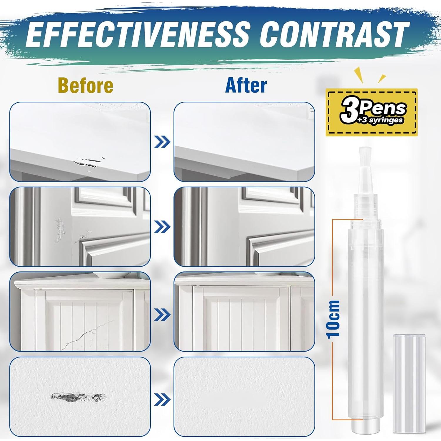 Pinceles de pintura retocables Balldanlu - Paquete de 3 unidades
