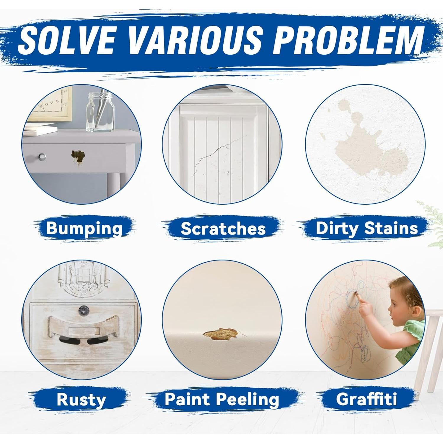 Bolígrafo de Pintura Retocable JOYAONE - Kit de 3 Piezas