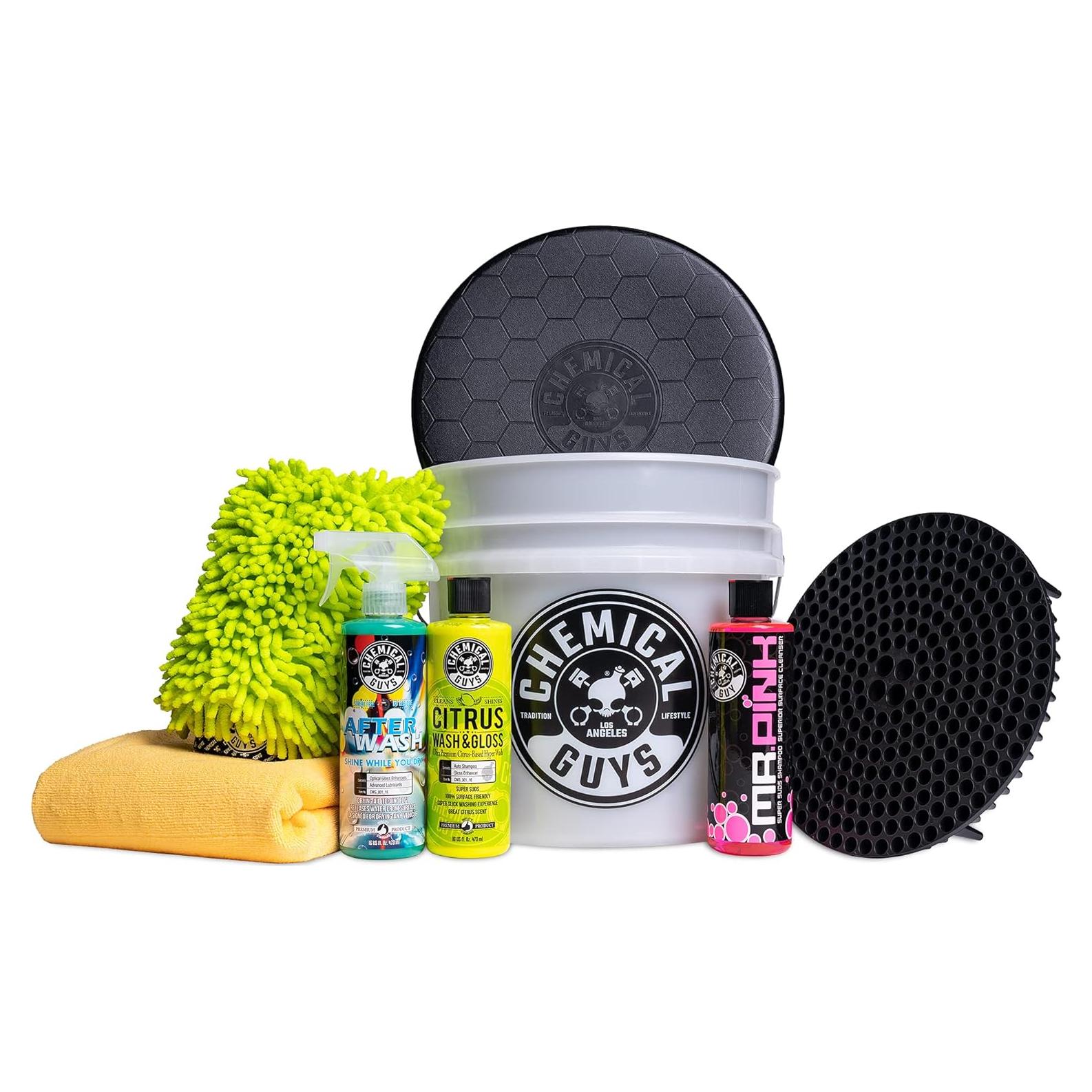 Kit de Limpieza de Autos Chemical Guys HOL_128 - 8 Piezas