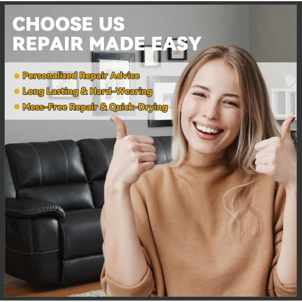 Kit de Reparación de Cuero Negro Vigorder 120ml - Asientos y Muebles