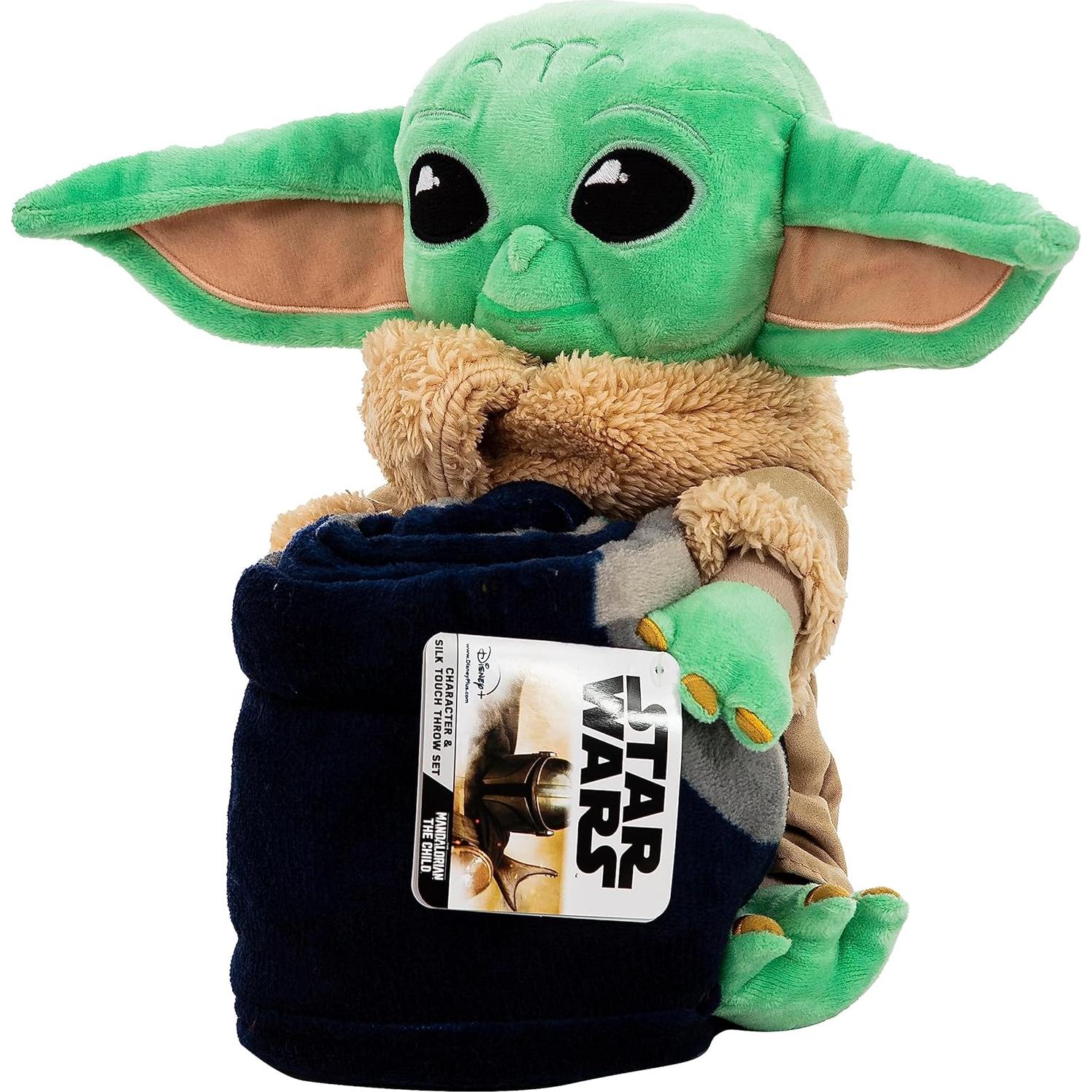 Almohada Abrazo y Manta Star Wars El Mandaloriano 101x127cm