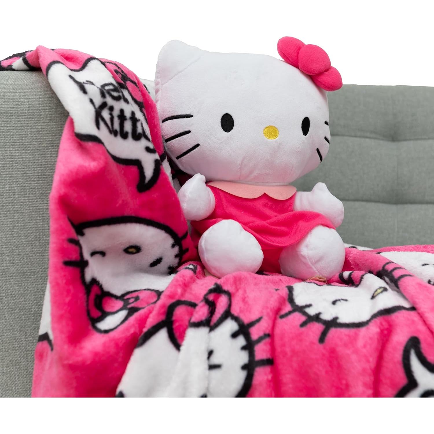 Juego de Almohada y Manta Northwest Hello Kitty 101x127 cm