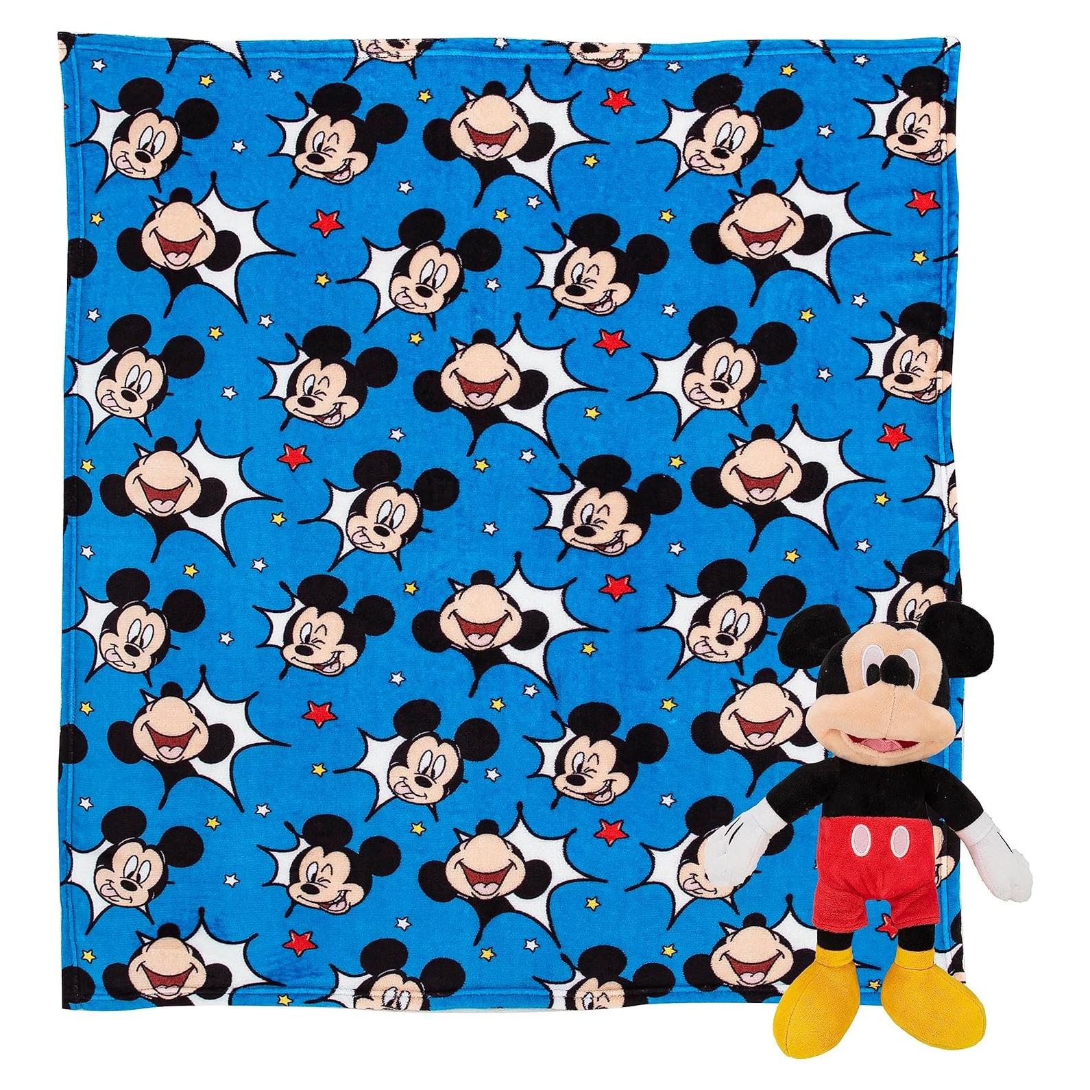 Conjunto Almohada y Manta Mickey Mouse Comic Pop 101x127cm