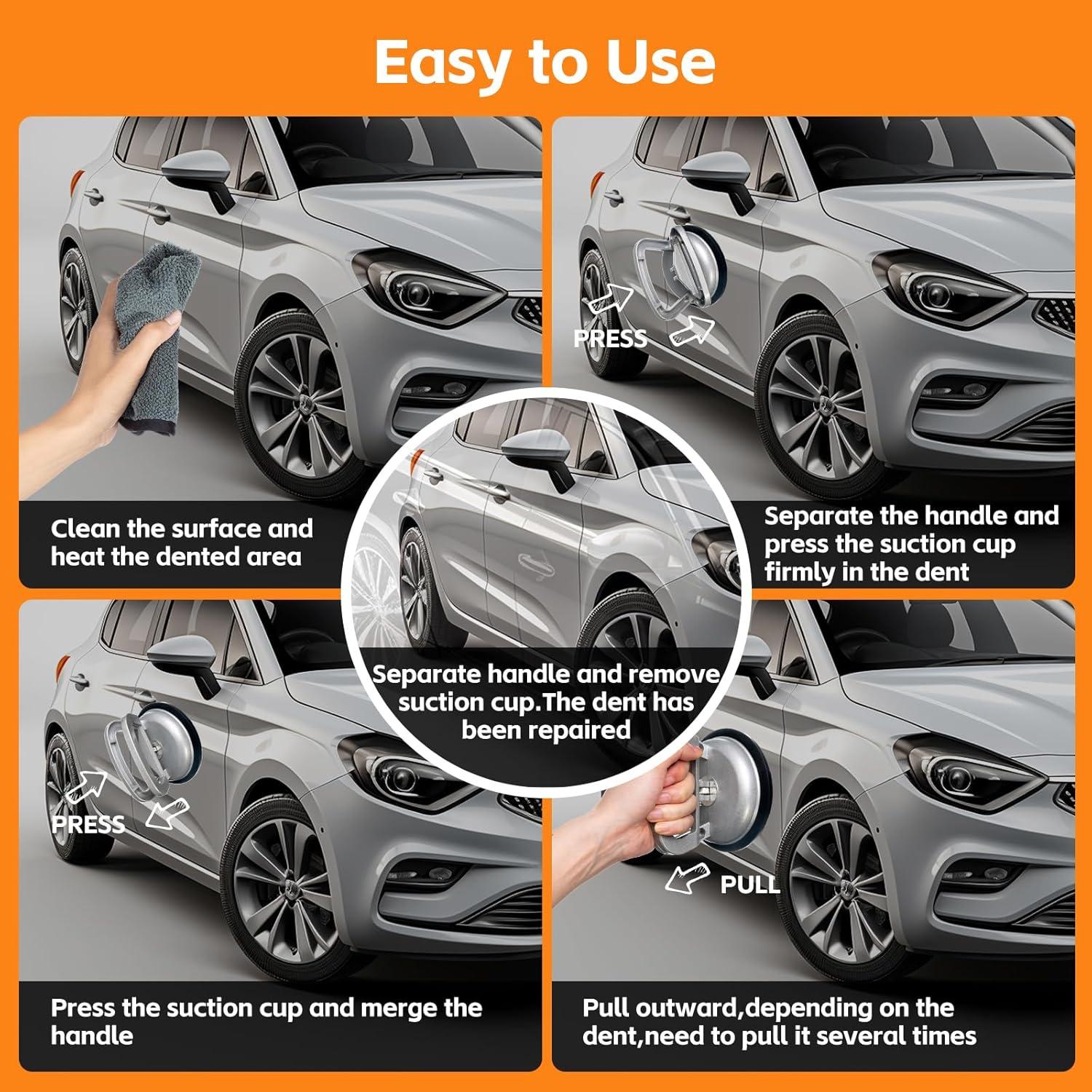 Extractor de Abolladuras Tzuoen MX0007 Kit 3 Piezas 0.59 kg