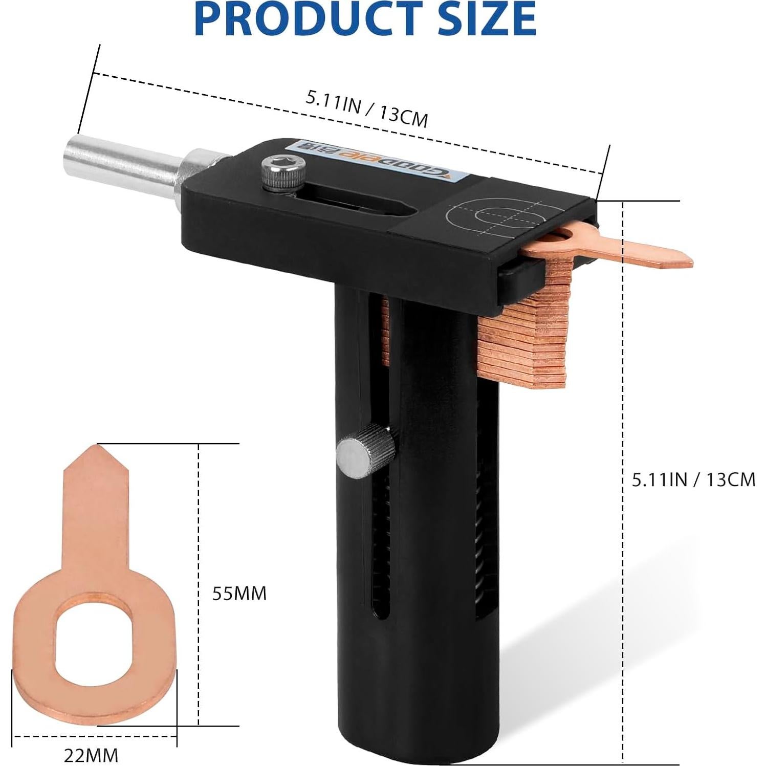 Kit de herramientas de reparación de carrocería QKVCX con pistola de soldadura