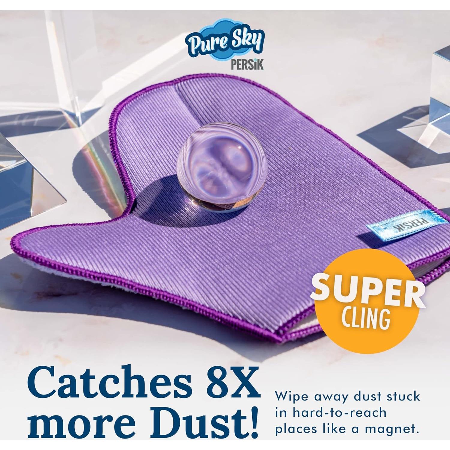 Guante de Limpieza Microfibra Persik Pure-Sky 2-en-1