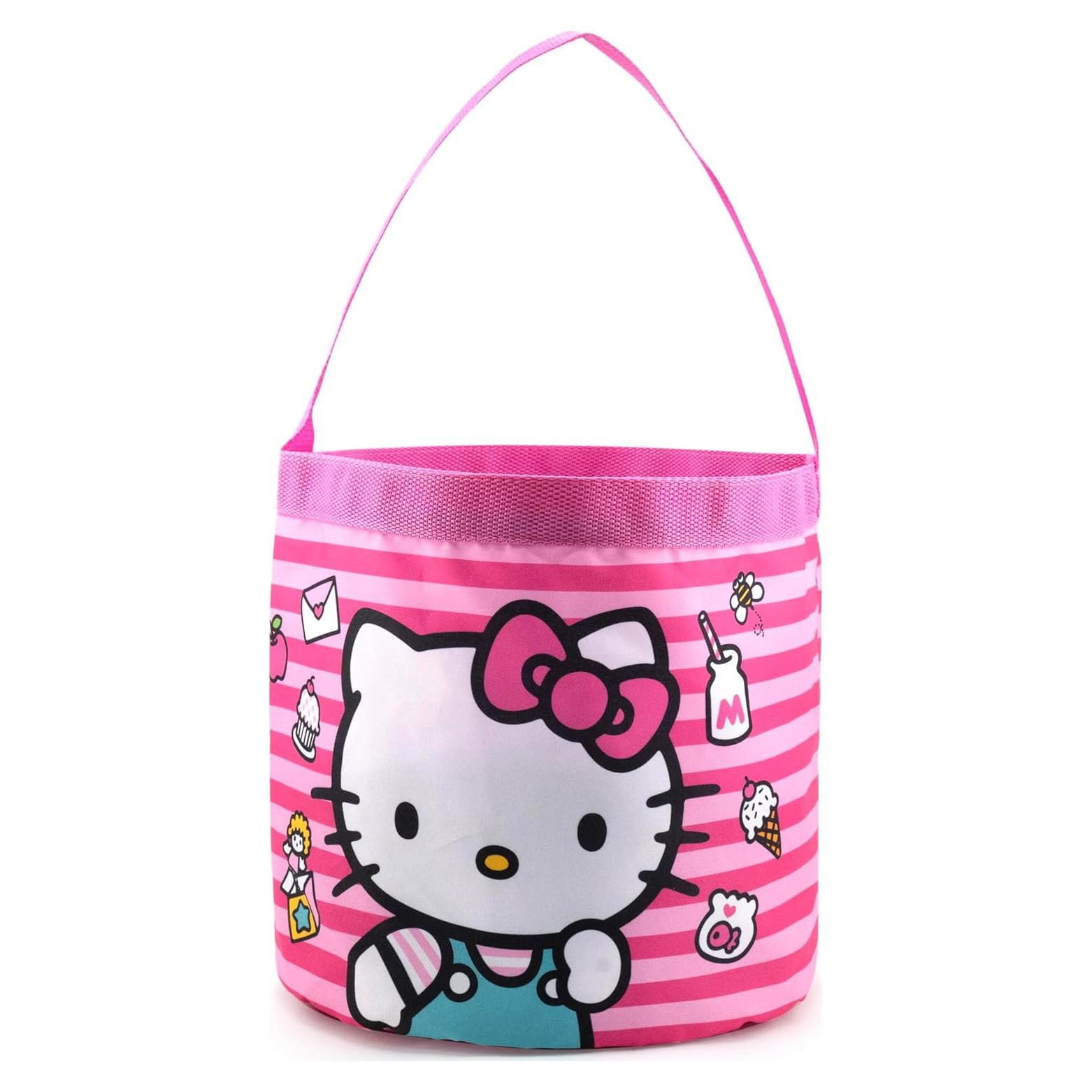 Cesta de Pascua Hello Kitty para Niños 20 cm Reutilizable