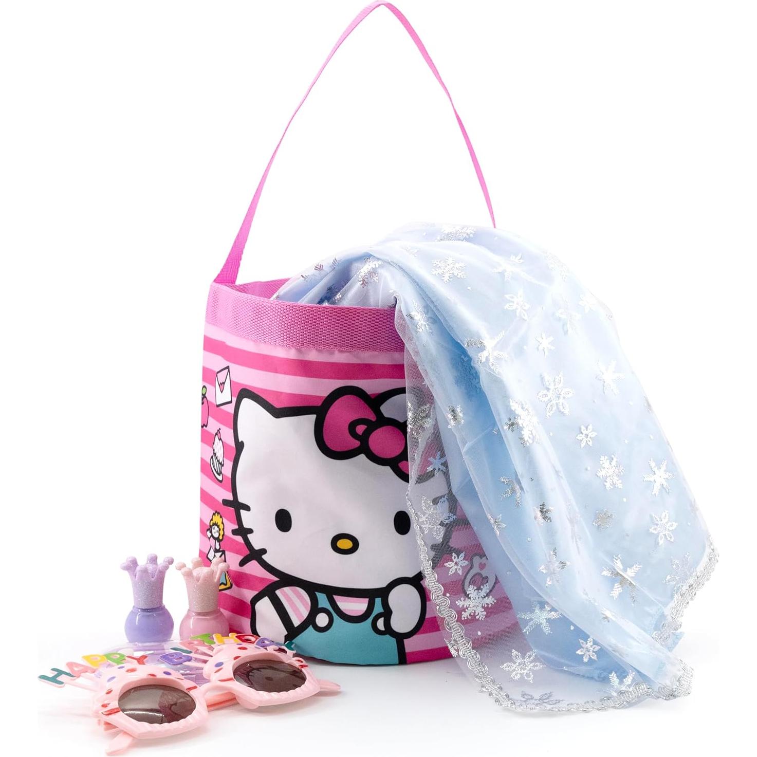Cesta de Pascua Hello Kitty para Niños 20 cm Reutilizable
