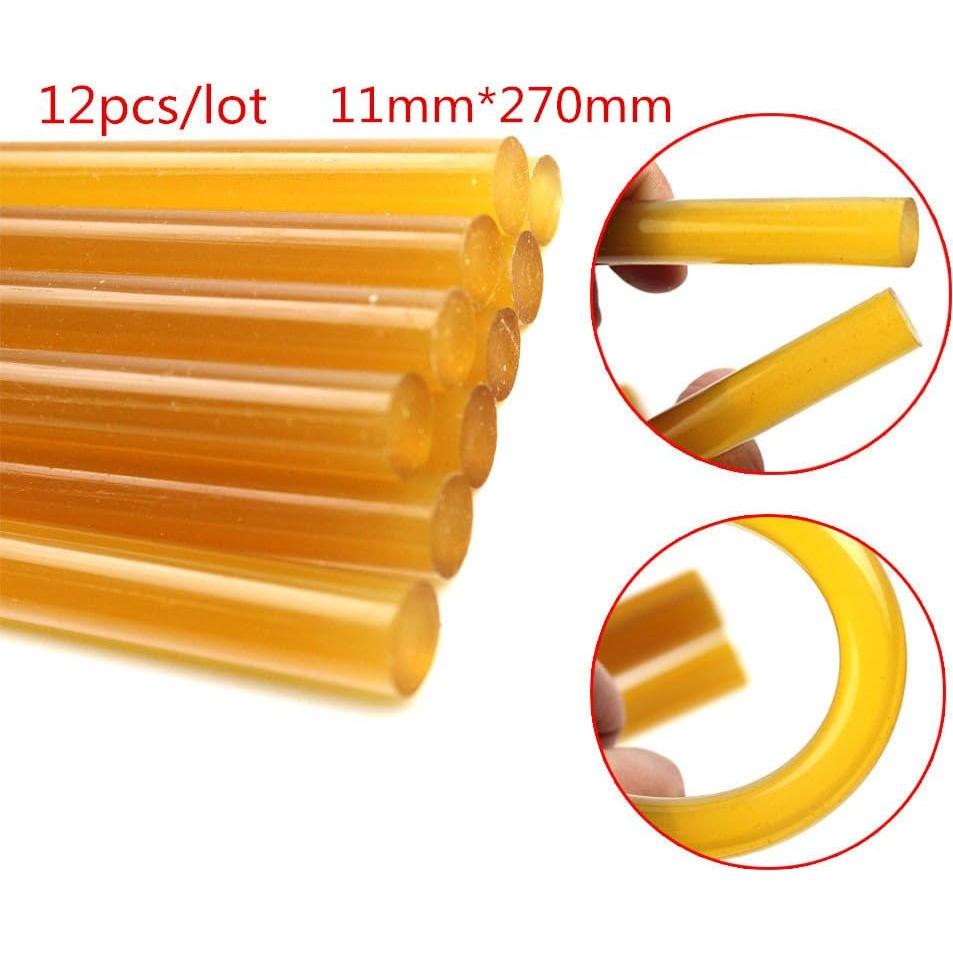 Pistola de Pegamento Caliente 100W Houshan con 12 Barritas