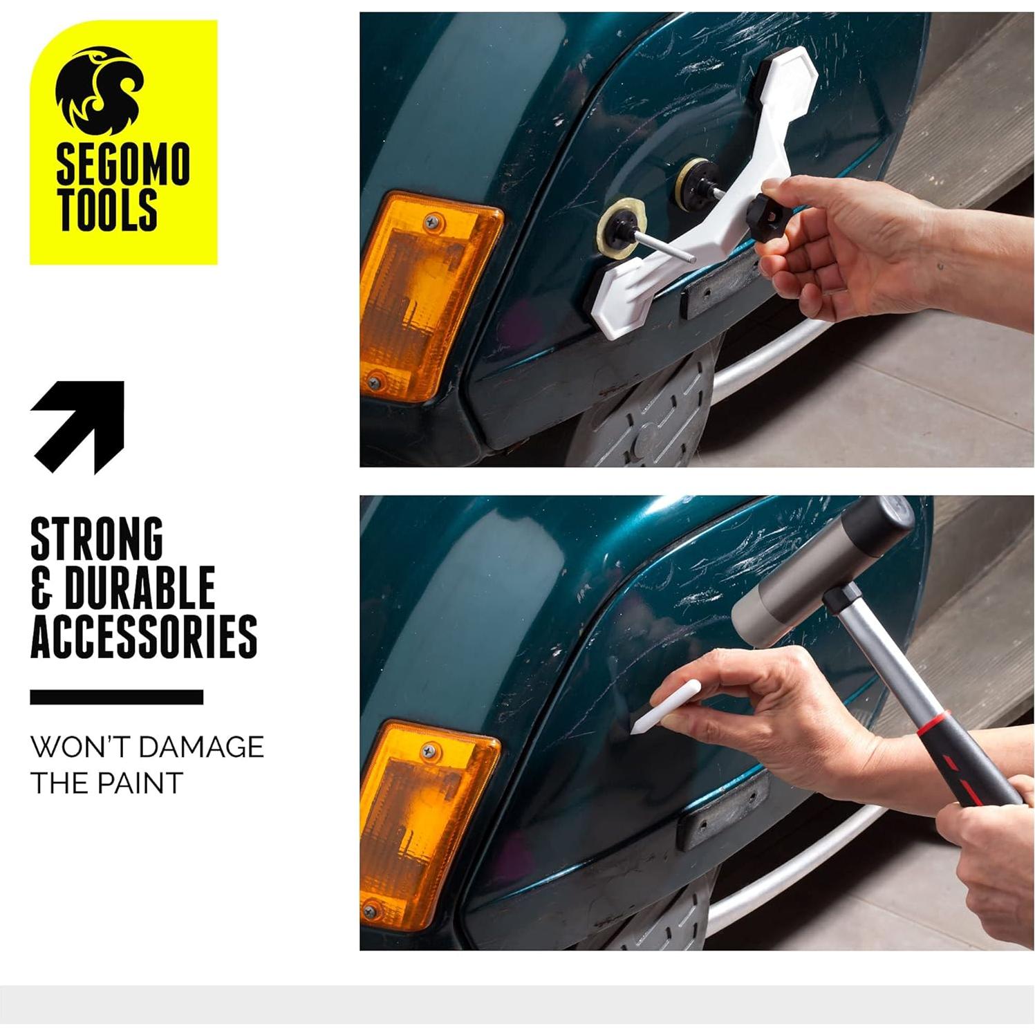 Kit de Reparación de Abolladuras 55 Piezas Segomo Tools