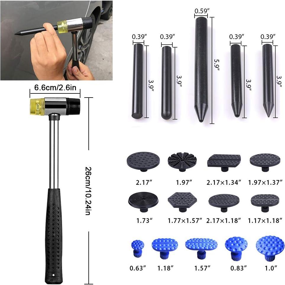 Extractor de Abolladuras Randalfy AR-01 - Kit Reparación 13 Piezas