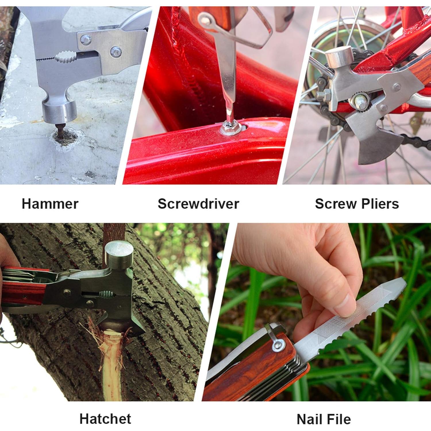 Multitool Camping Rose Kuli 18 en 1 Herramienta de Supervivencia