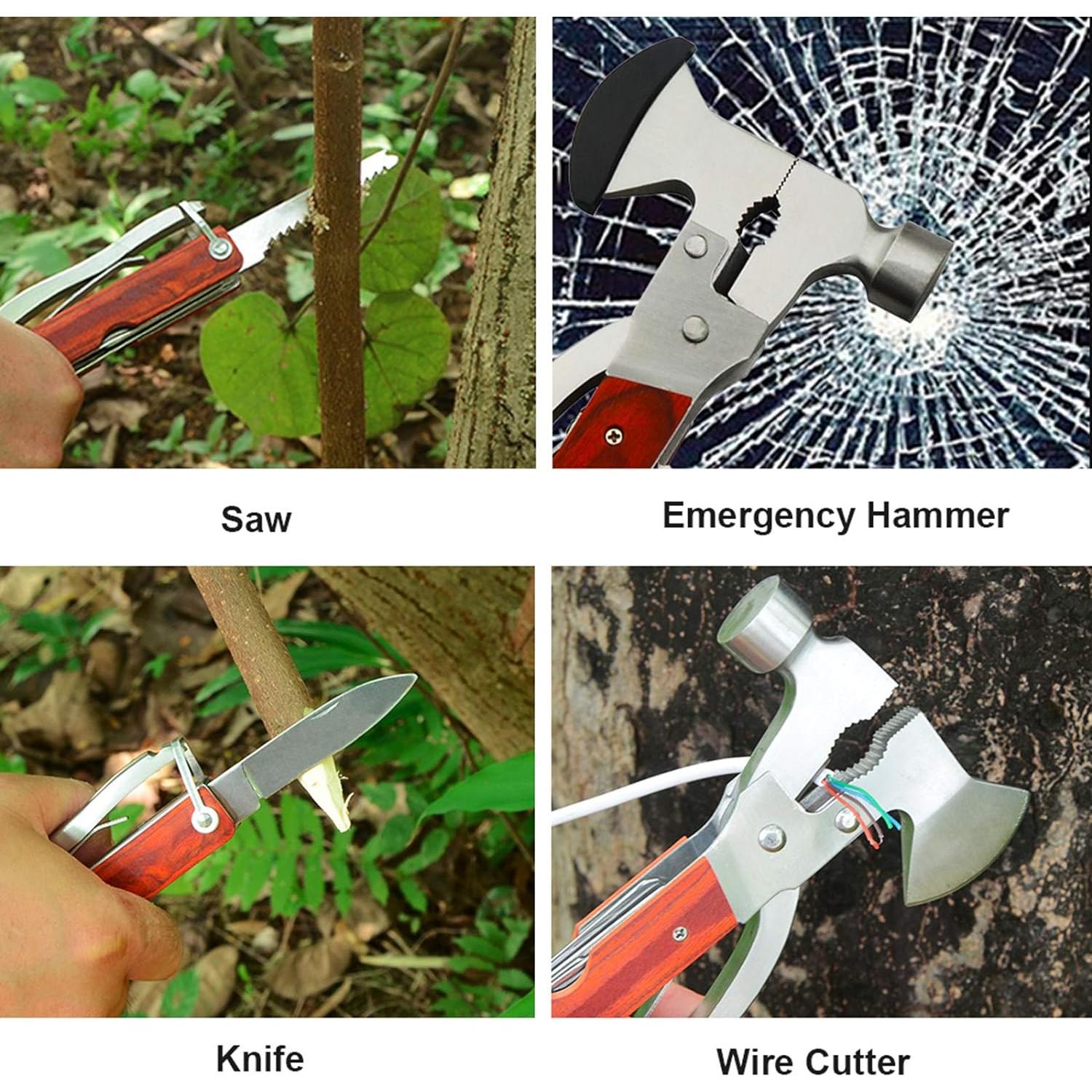 Multitool Camping Rose Kuli 18 en 1 Herramienta de Supervivencia