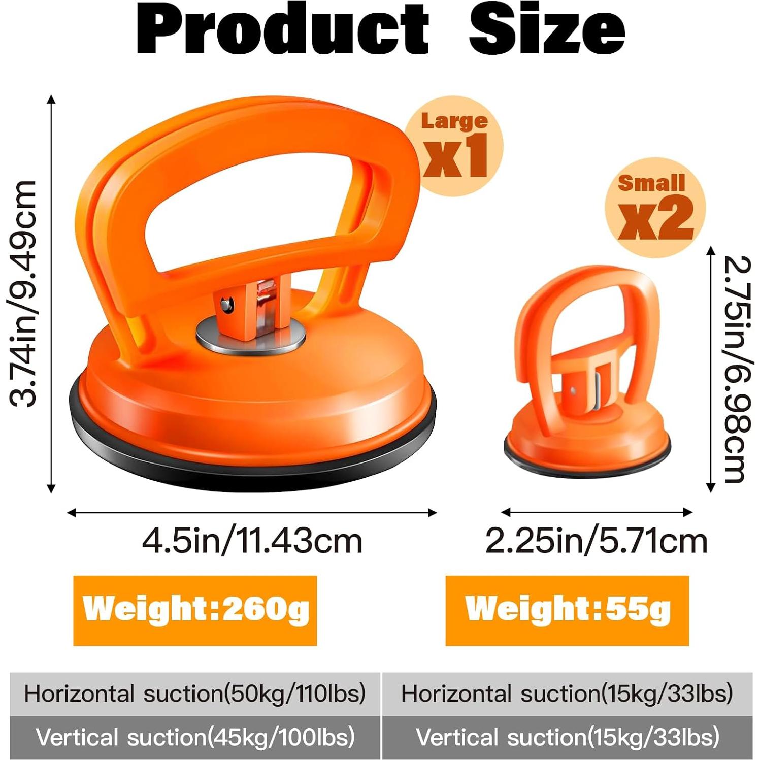 Kit Extractor de Abolladuras para Automóviles 3 Piezas - Lorenzetti