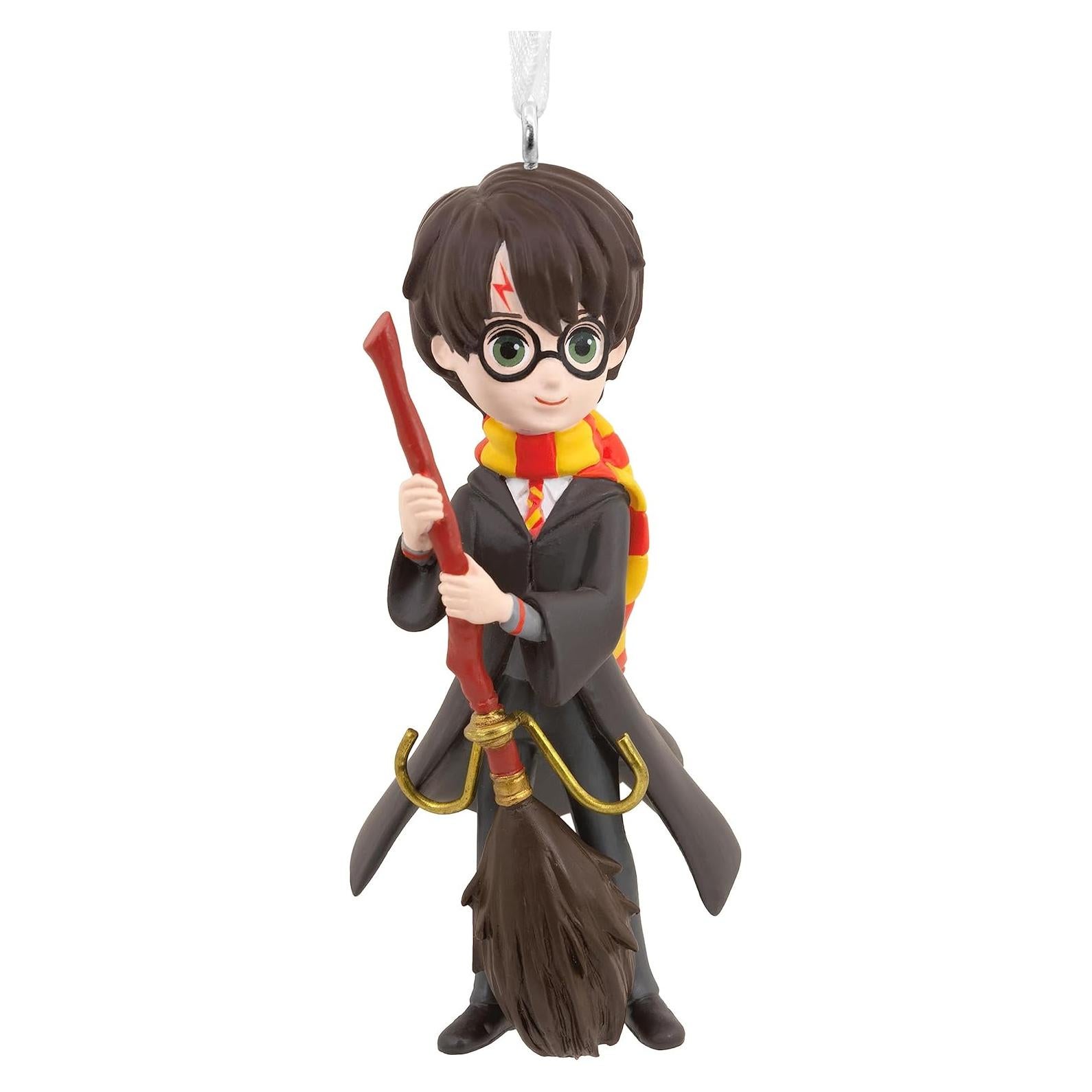 Adorno Coleccionable Hallmark Harry Potter con Escoba