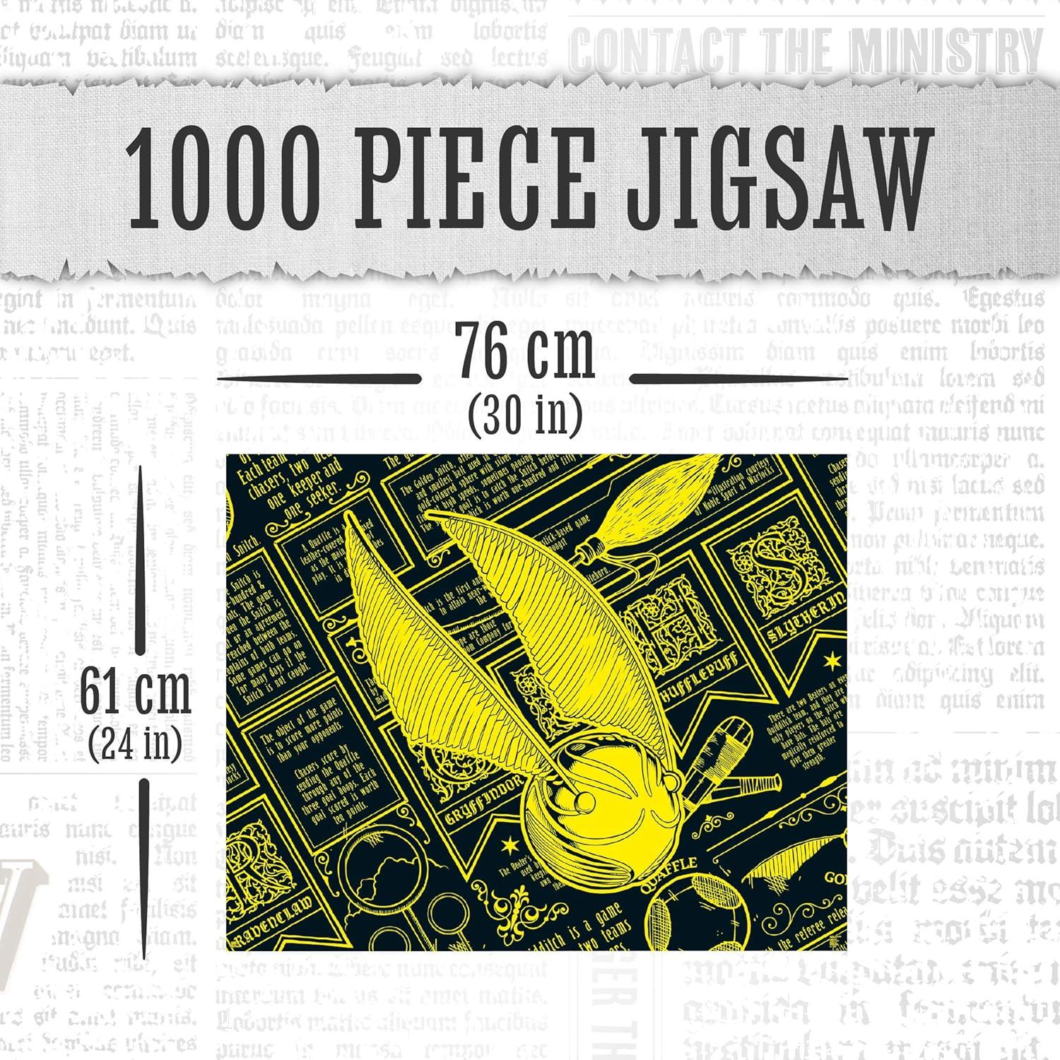 Rompecabezas Harry Potter Golden Snitch 1000 Piezas