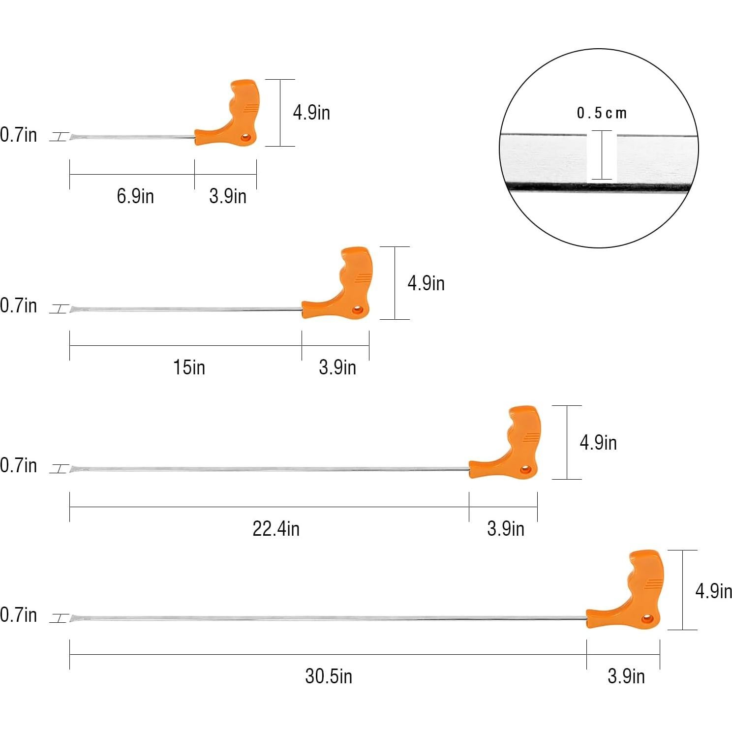 Kit de Reparación de Abolladuras sin Pintura WHDZ WT-Naranja