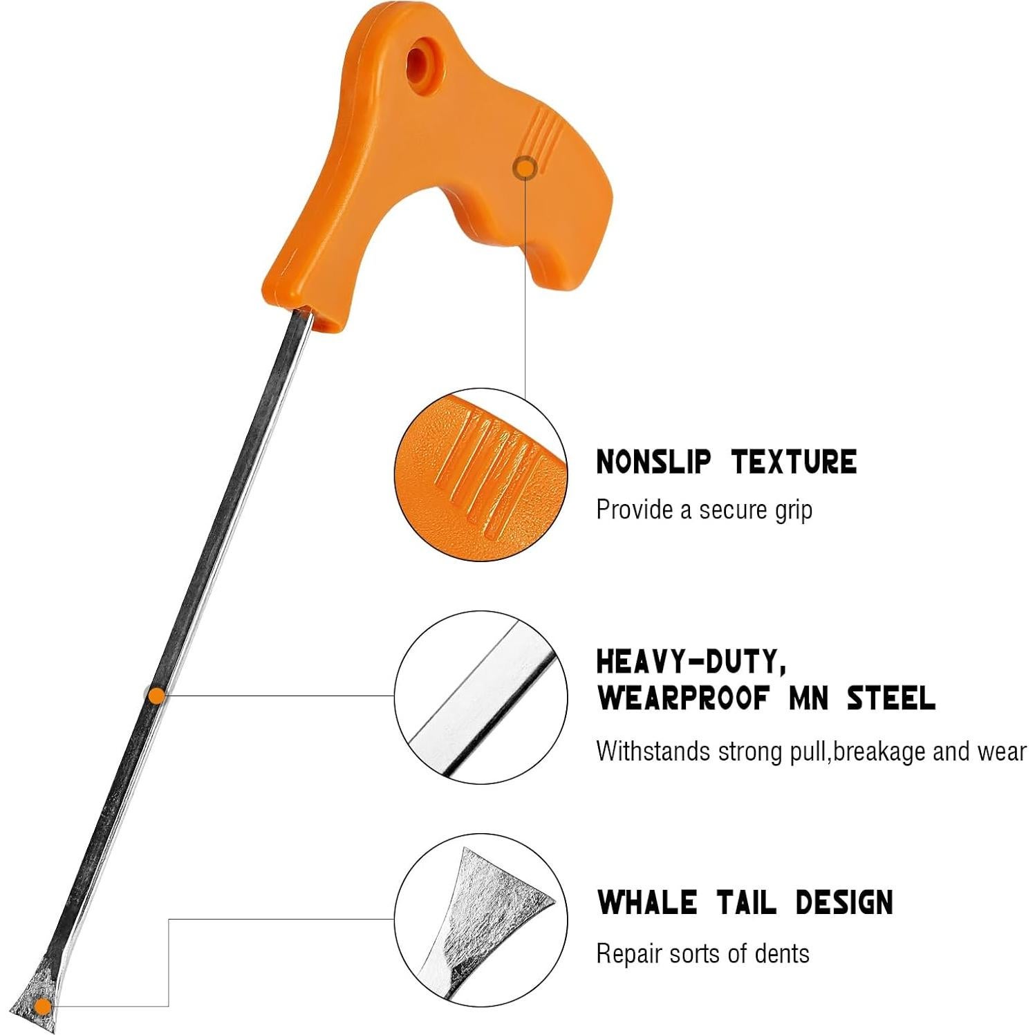 Kit de Reparación de Abolladuras sin Pintura WHDZ WT-Naranja