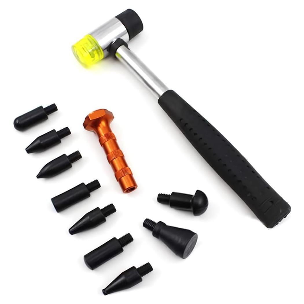 Kit de Reparación de Abolladuras Zipelo con Martillo y 9 Puntas