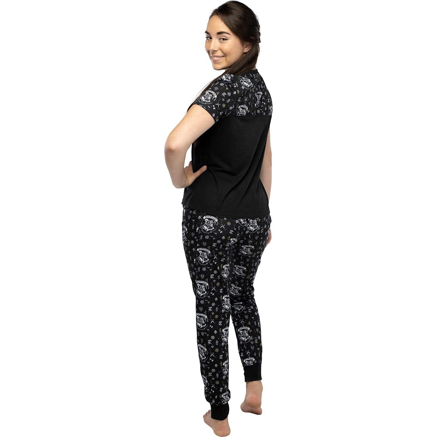 Pijama Harry Potter Hogwarts Mujer 2 Piezas Estampado