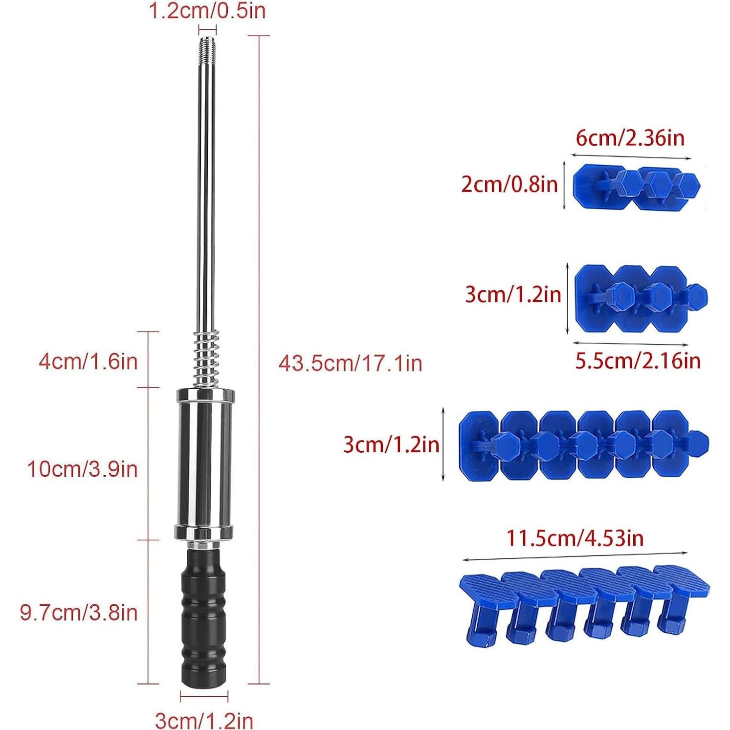 Kit de Reparación de Abolladuras Sin Pintura DRAMLOR 27 PZS