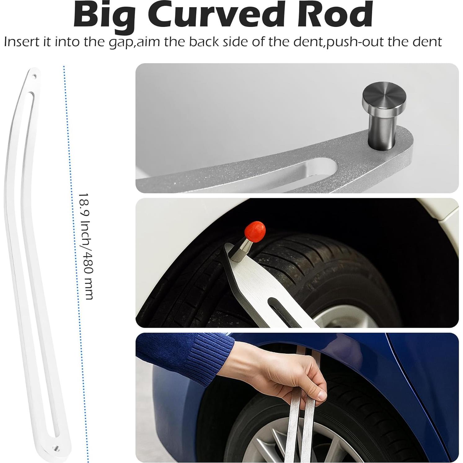 Kit de Extracción de Abolladuras RQG PDR con Martillo y Barra