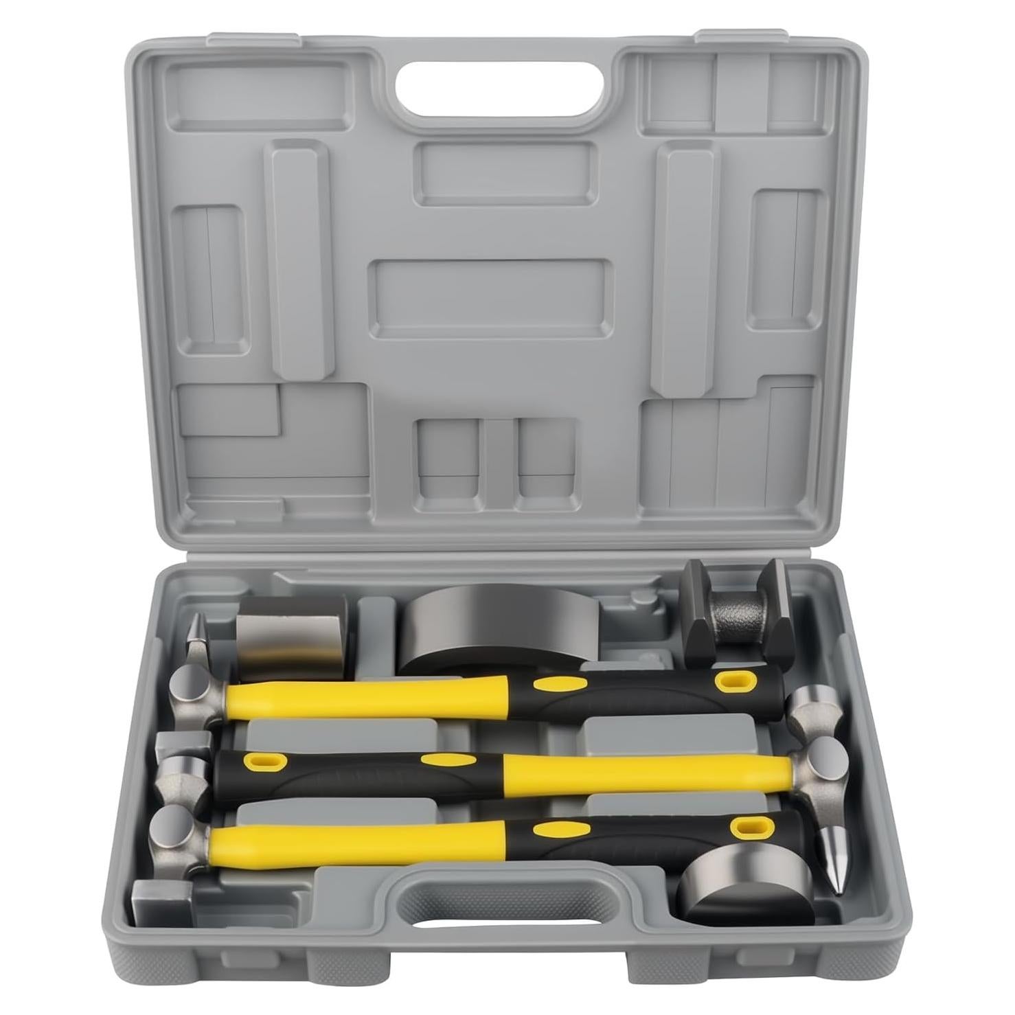 Kit de Reparación de Carrocería DAYUAN 7 Piezas - Martillos y Dolly