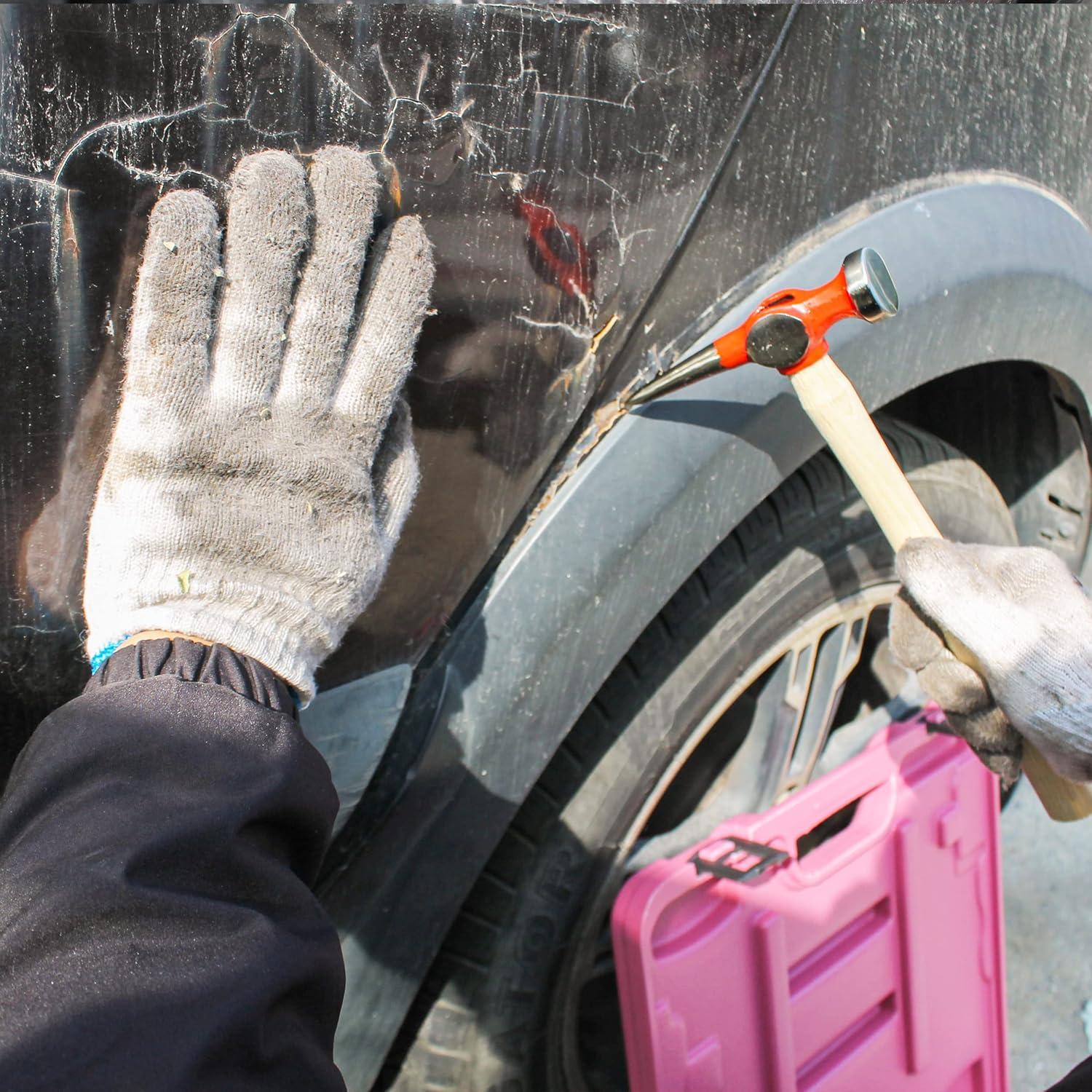 Juego de herramientas de carrocería PASBAS 9 piezas acero al carbono