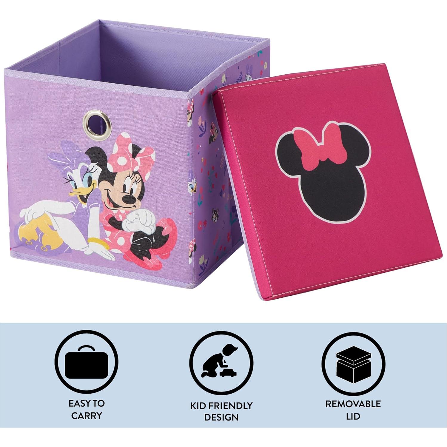 Cubo de Almacenamiento Plegable Idea Nuova Minnie Mouse 25,4 cm