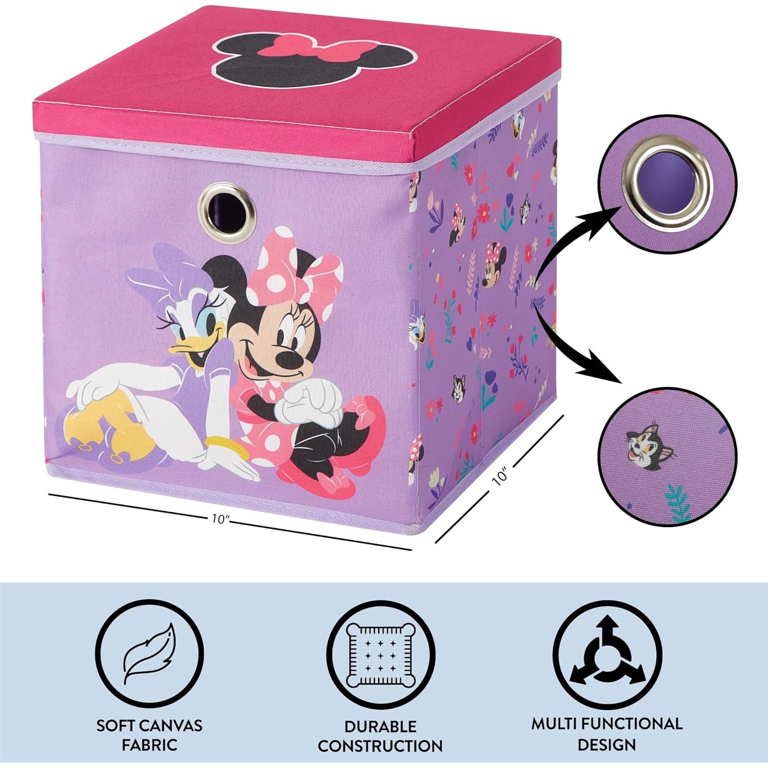Cubo de Almacenamiento Plegable Idea Nuova Minnie Mouse 25,4 cm