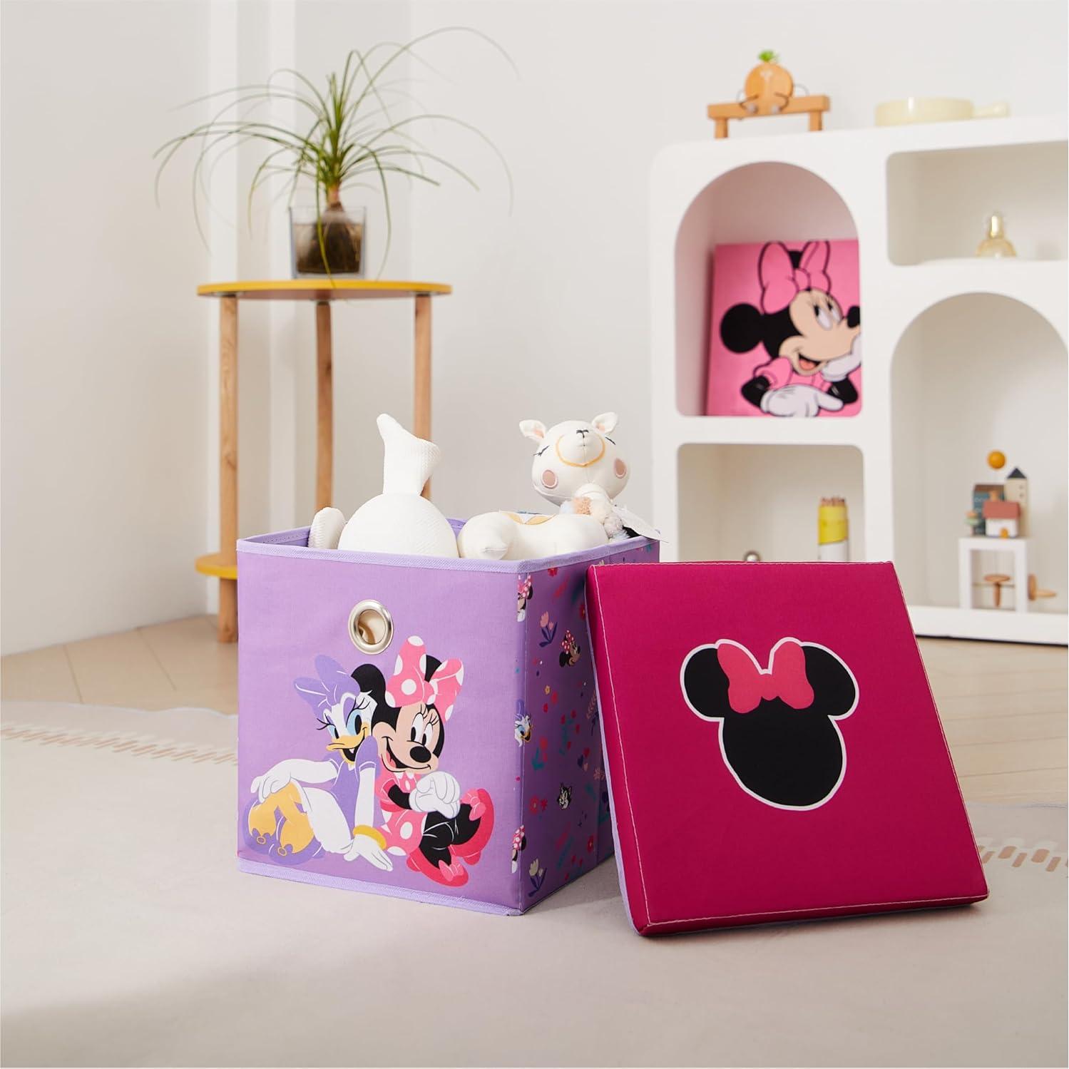 Cubo de Almacenamiento Plegable Idea Nuova Minnie Mouse 25,4 cm