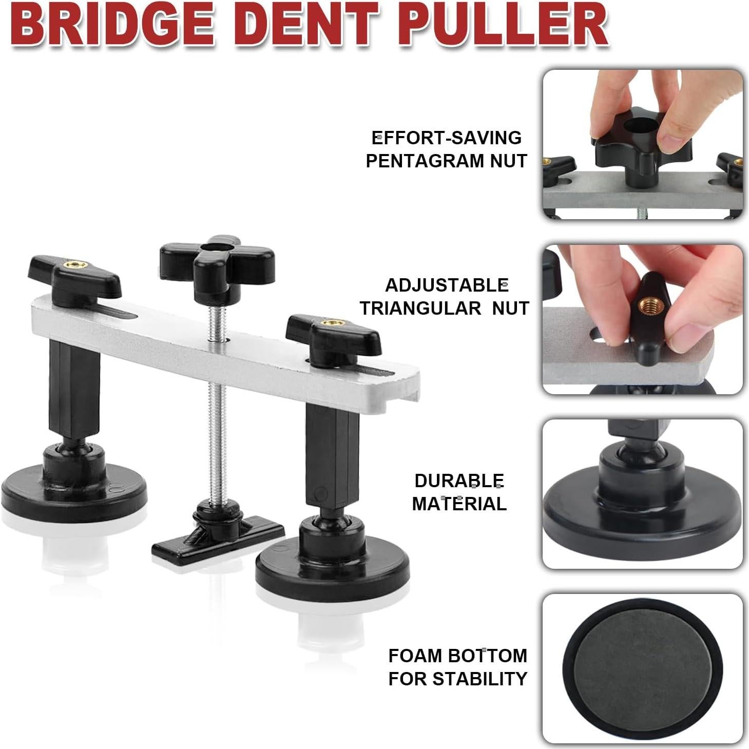 Kit de Reparación de Abolladuras ROADGIVE 100PCS para Carrocería
