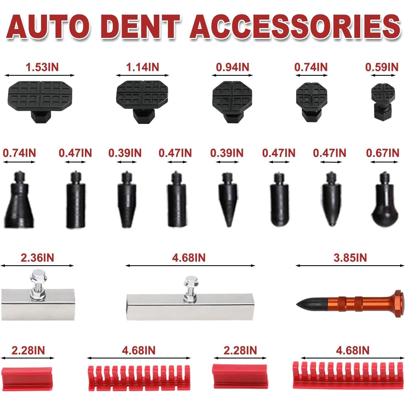Kit de Reparación de Abolladuras ROADGIVE 100PCS para Carrocería