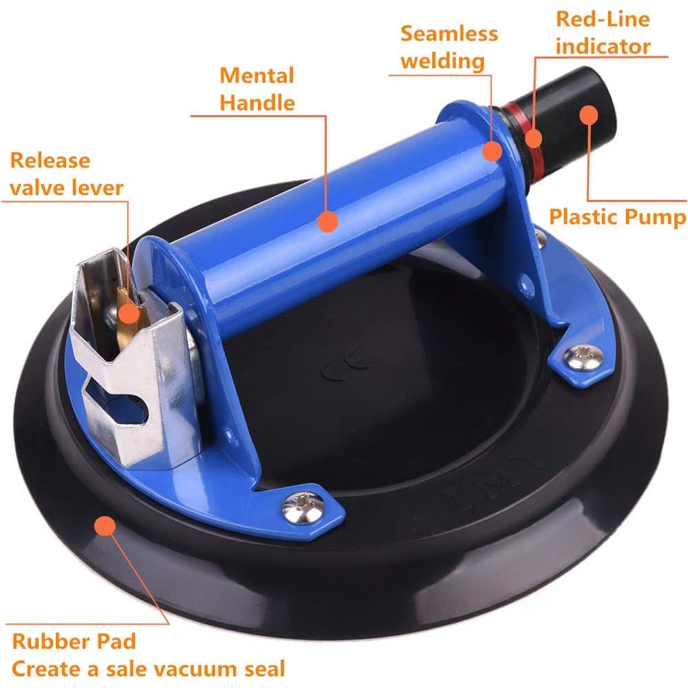 Ventosa de Metal y Vidrio IMT 20.32 cm para Superficie Rugosa