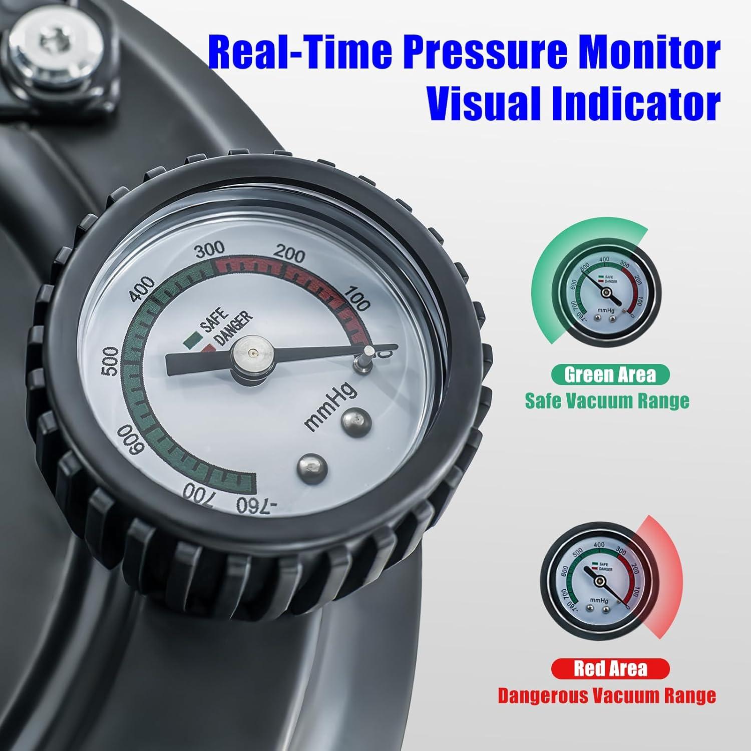 Paquete de 2 Ventosas de Vidrio BaoNeedy 20 cm Alta Resistencia