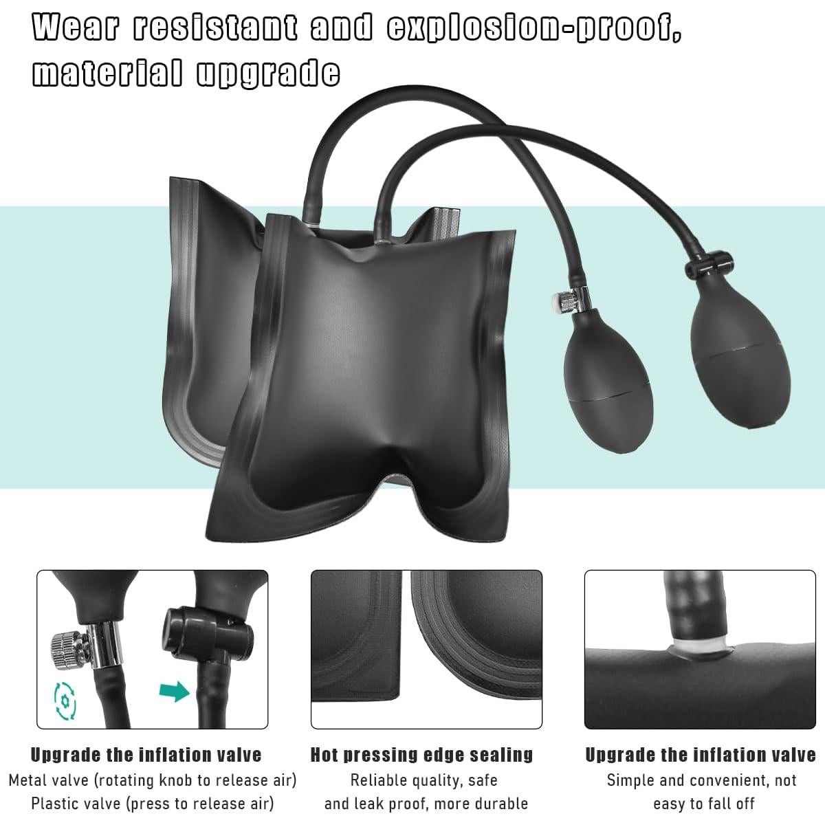 Bomba de Cuña de Aire Gasedin con Válvula de Plástico 16.5x16.5cm