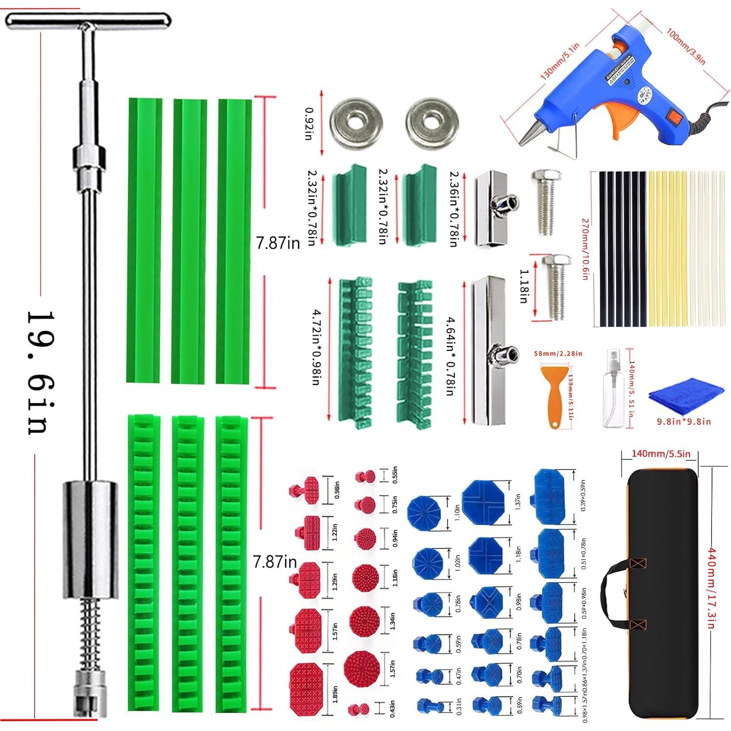 Kit de Extracción de Abolladuras DBG05 - Extractor T-Bar y Accesorios