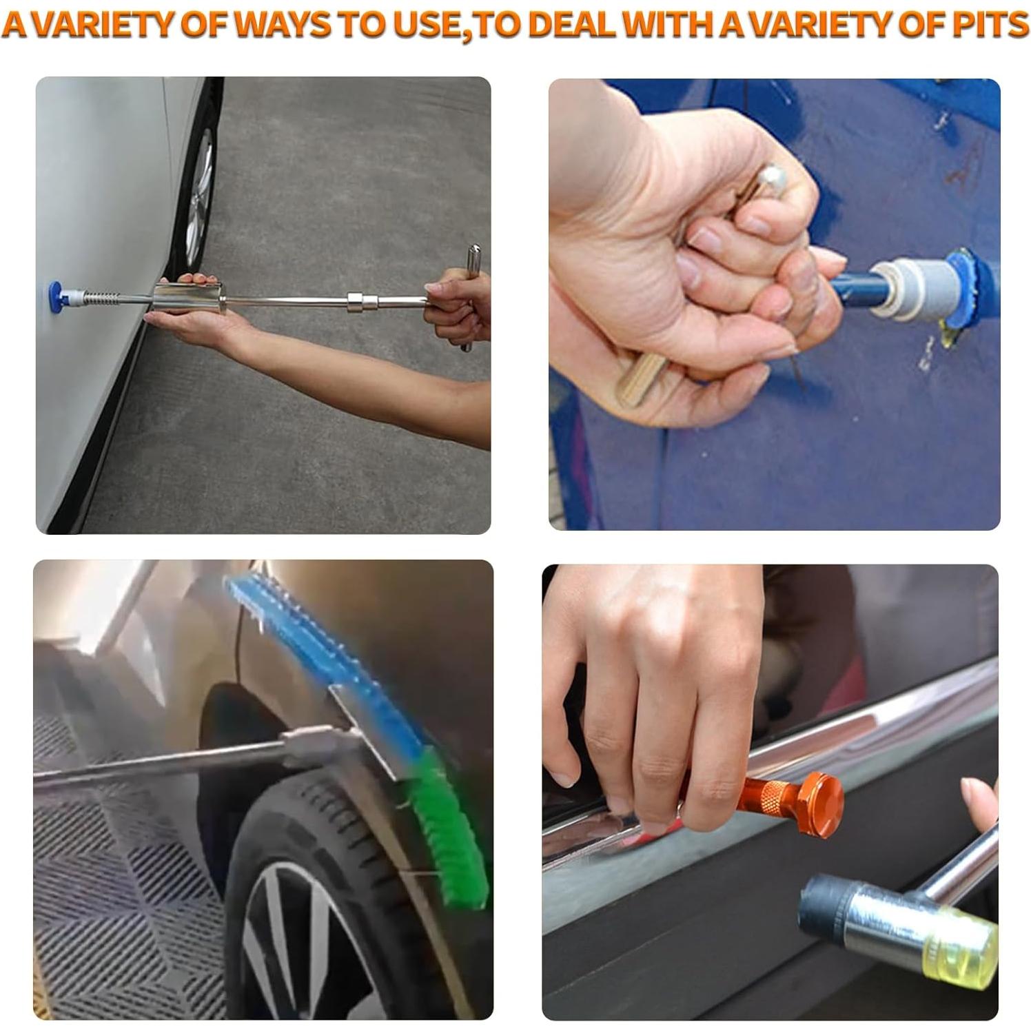 Kit de Extracción de Abolladuras DBG05 - Extractor T-Bar y Accesorios