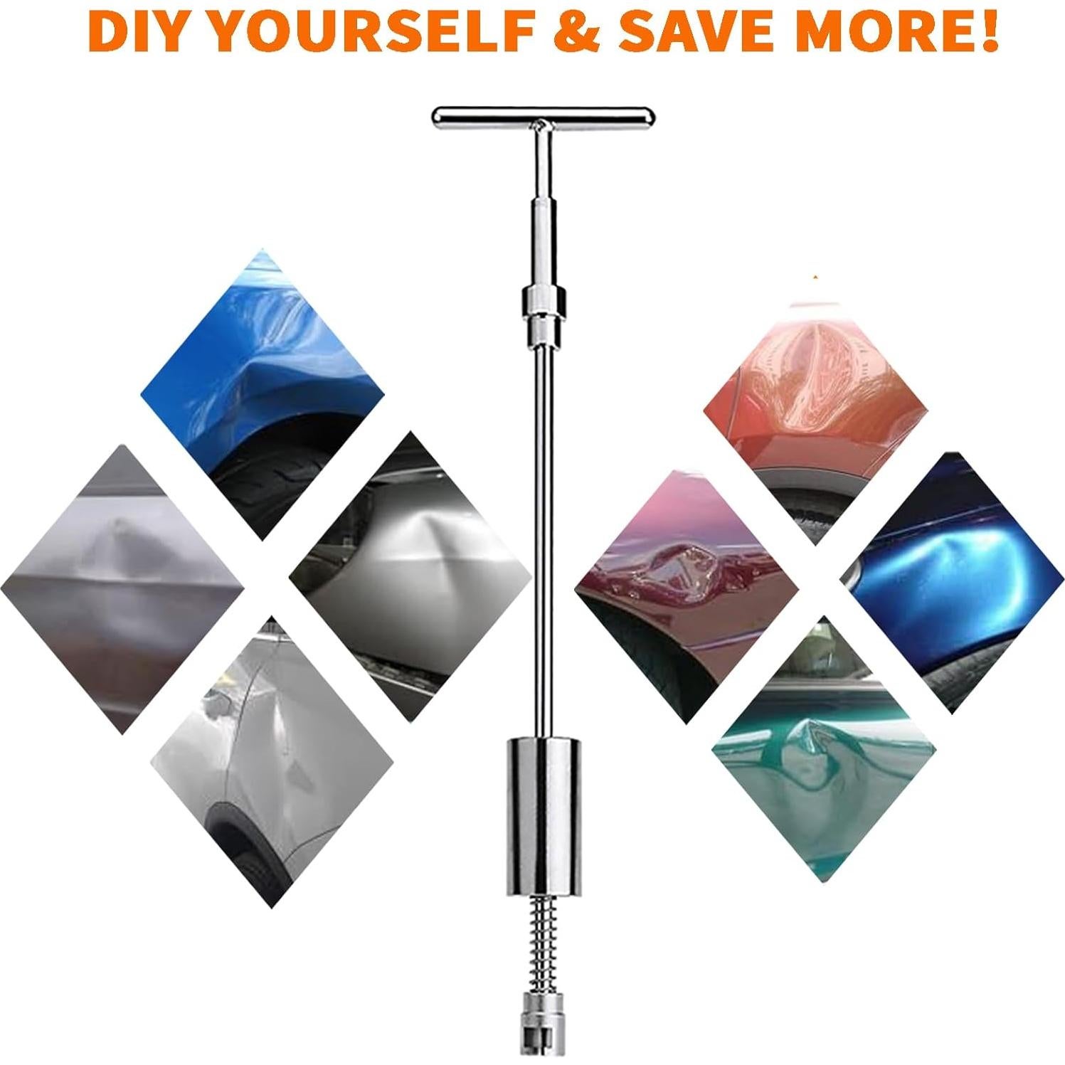 Kit de Extracción de Abolladuras DBG05 - Extractor T-Bar y Accesorios