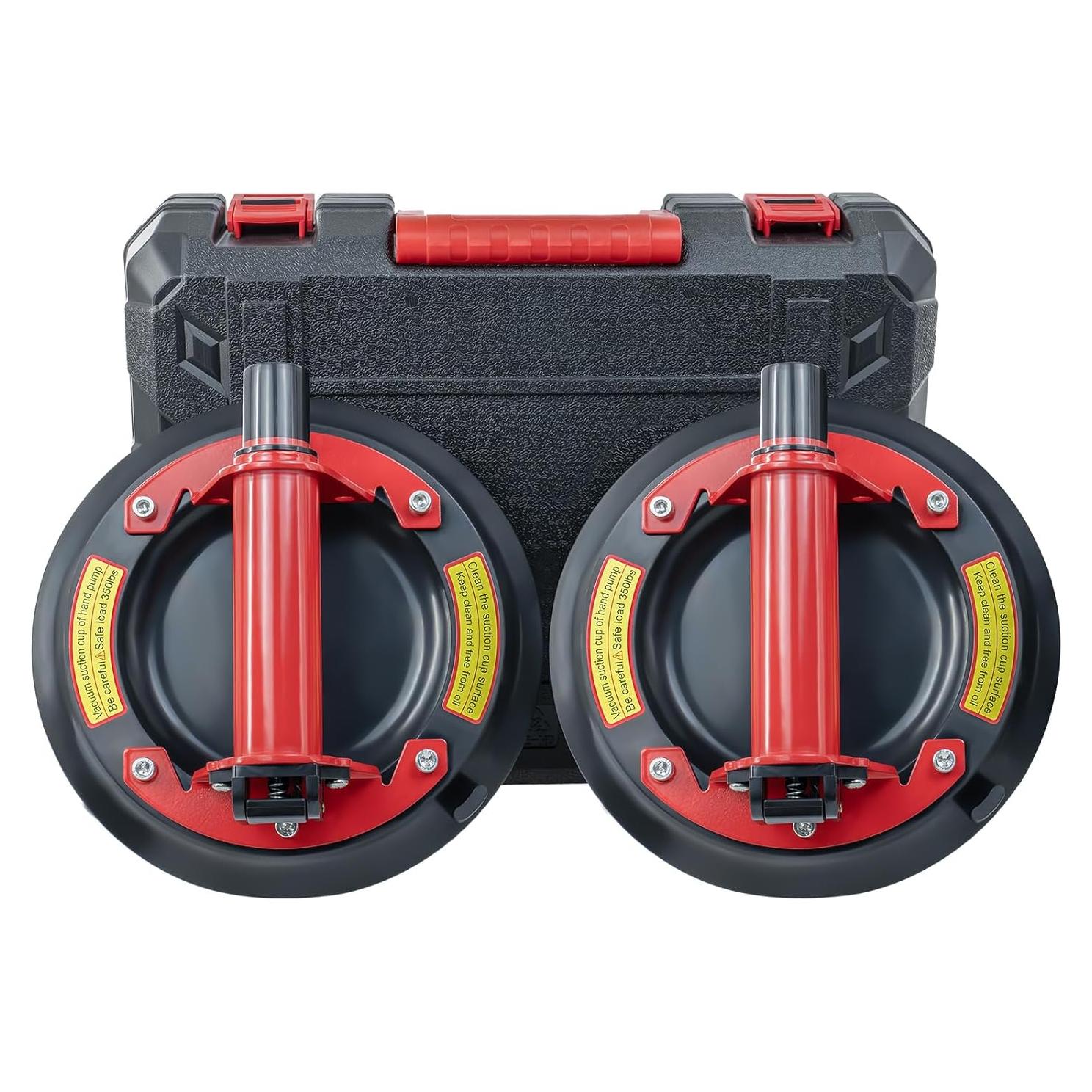 Ventosas de vidrio YYDENTOOL 8" alta resistencia 2 unidades